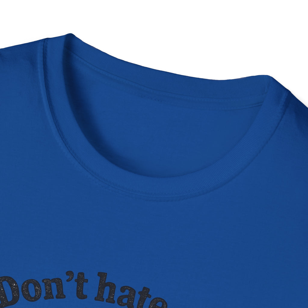 Beardaful T‑Shirt — "Don't hate me cuz I'm Beardaful" Funny Beard Lover Tee