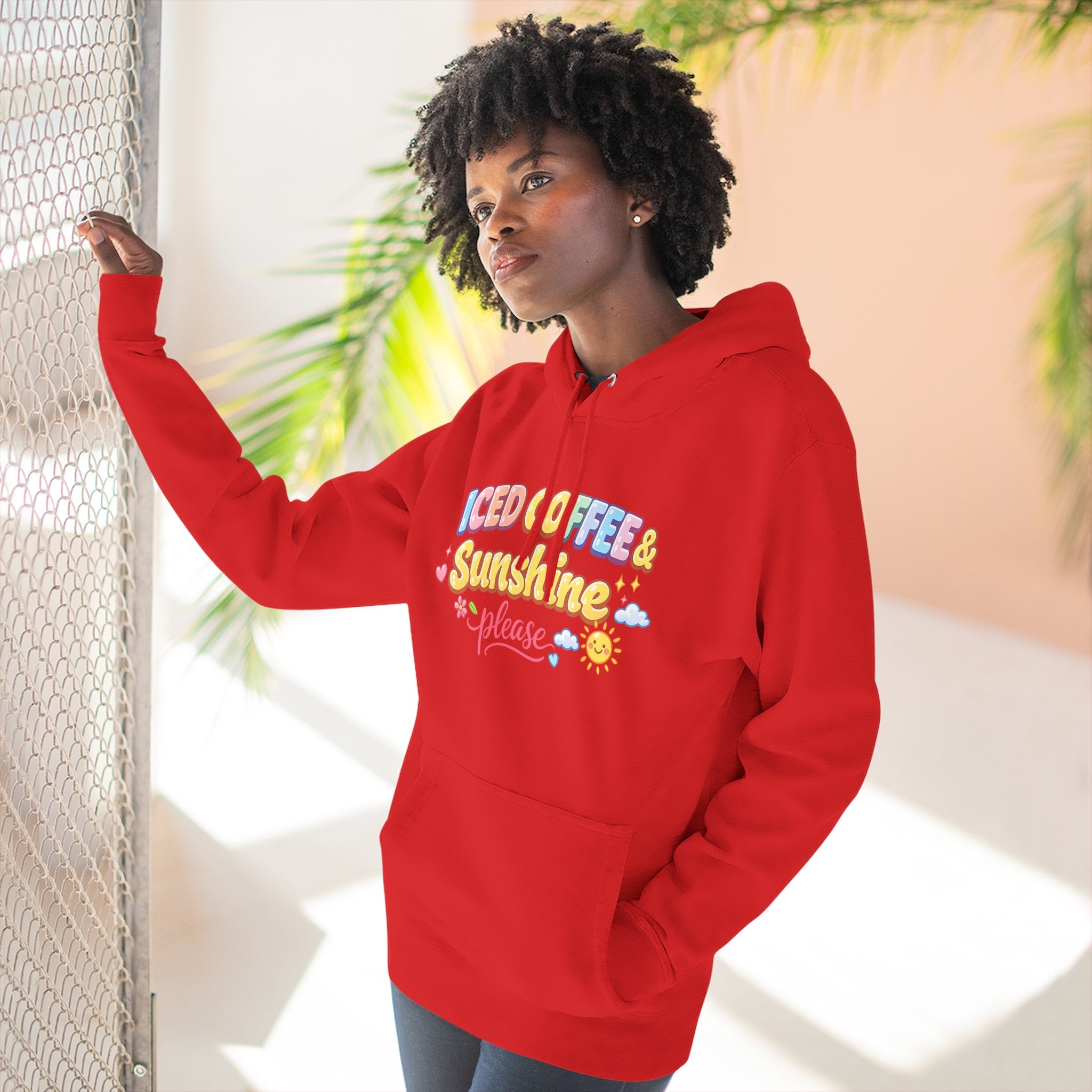 Iced Coffee & Sunshine Please Hoodie