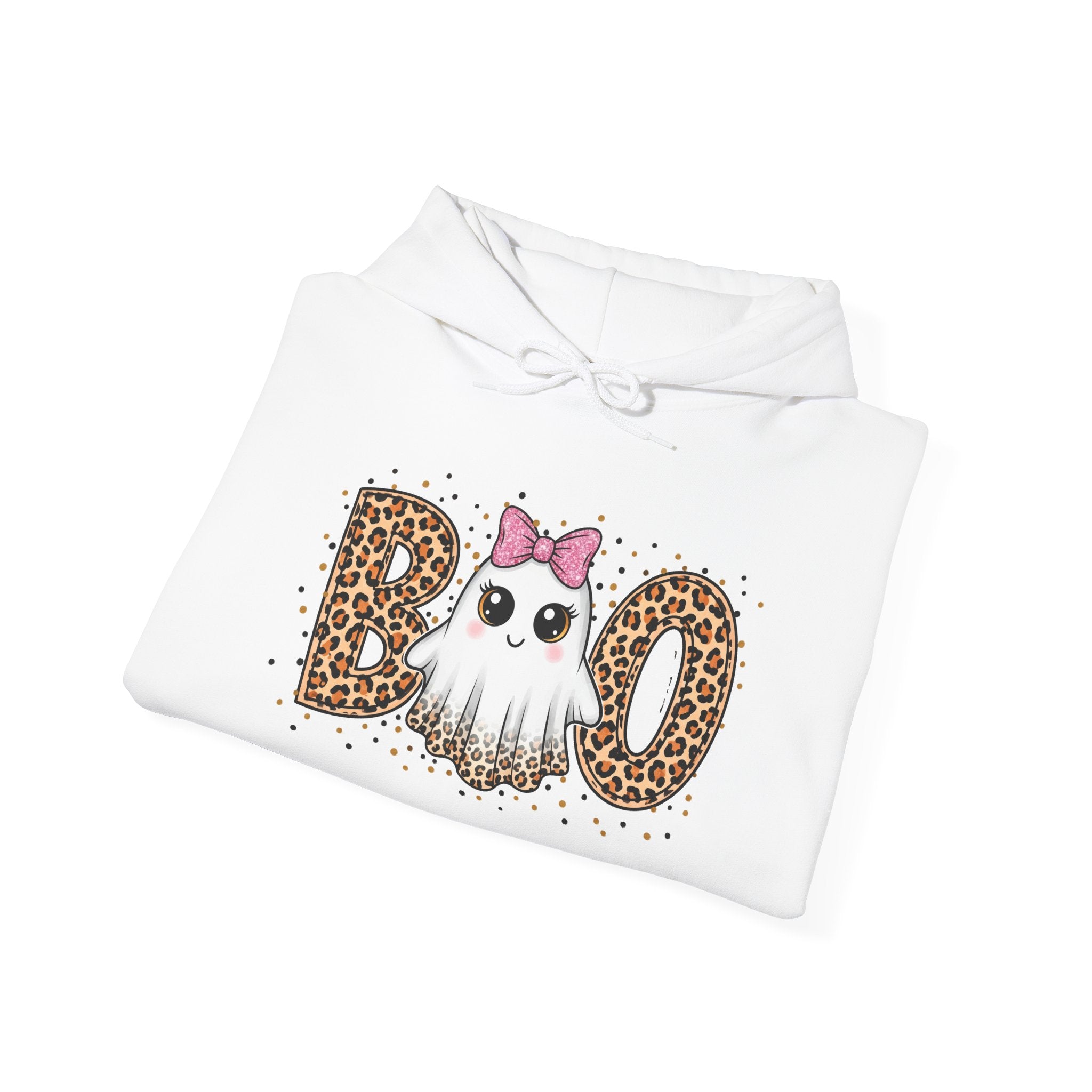 Boo ghost Unisex Heavy Blend™ Hooded Sweatshirt