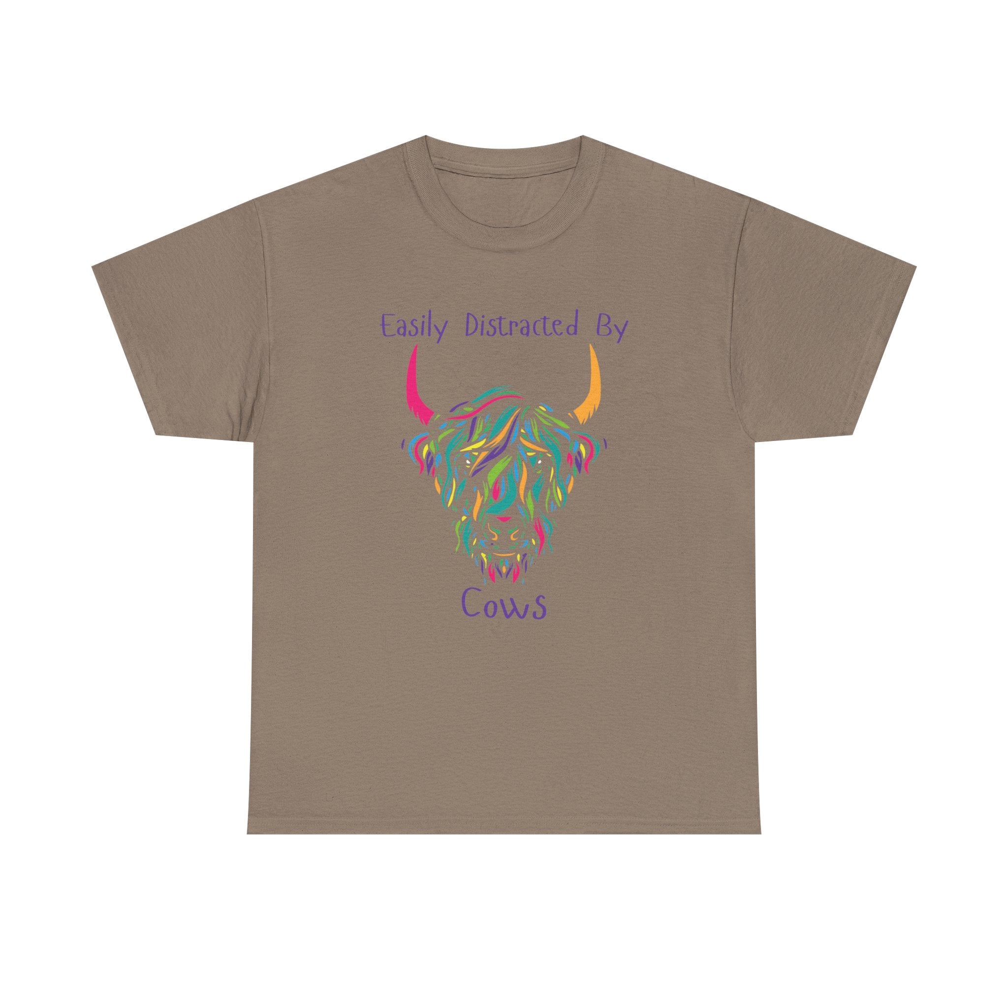 Easilty Distracted by Cows - rainbow