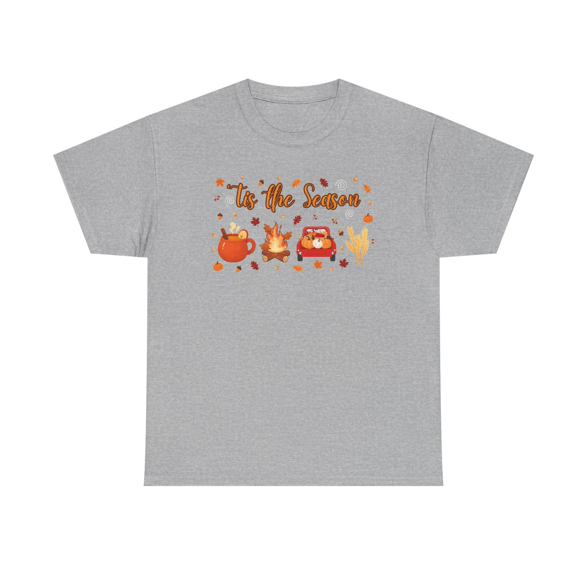 Tis the season pumpkin Heavy Cotton Tee