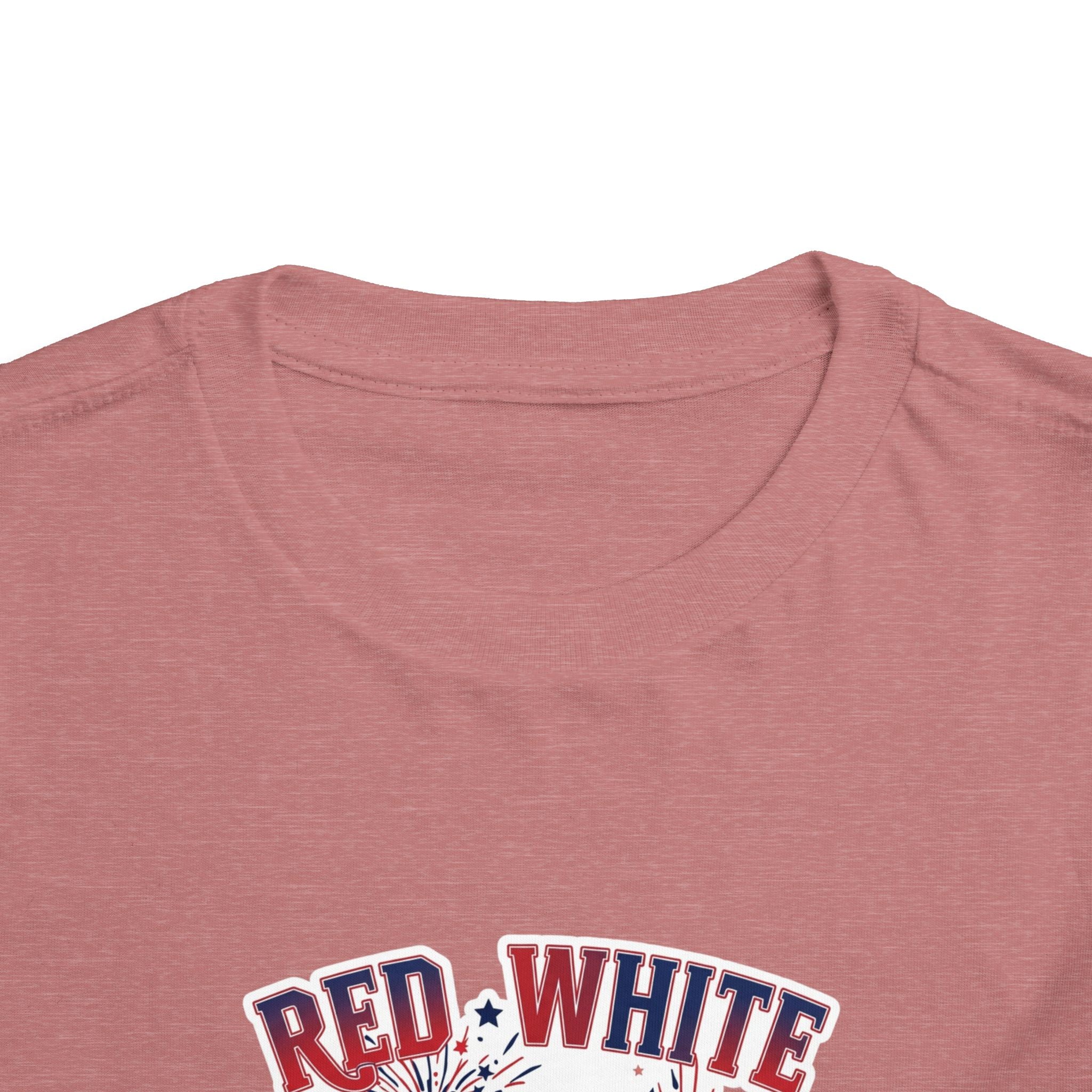 Toddler Tee - "Red, White & Boom" Monster Truck 4th of July Shirt