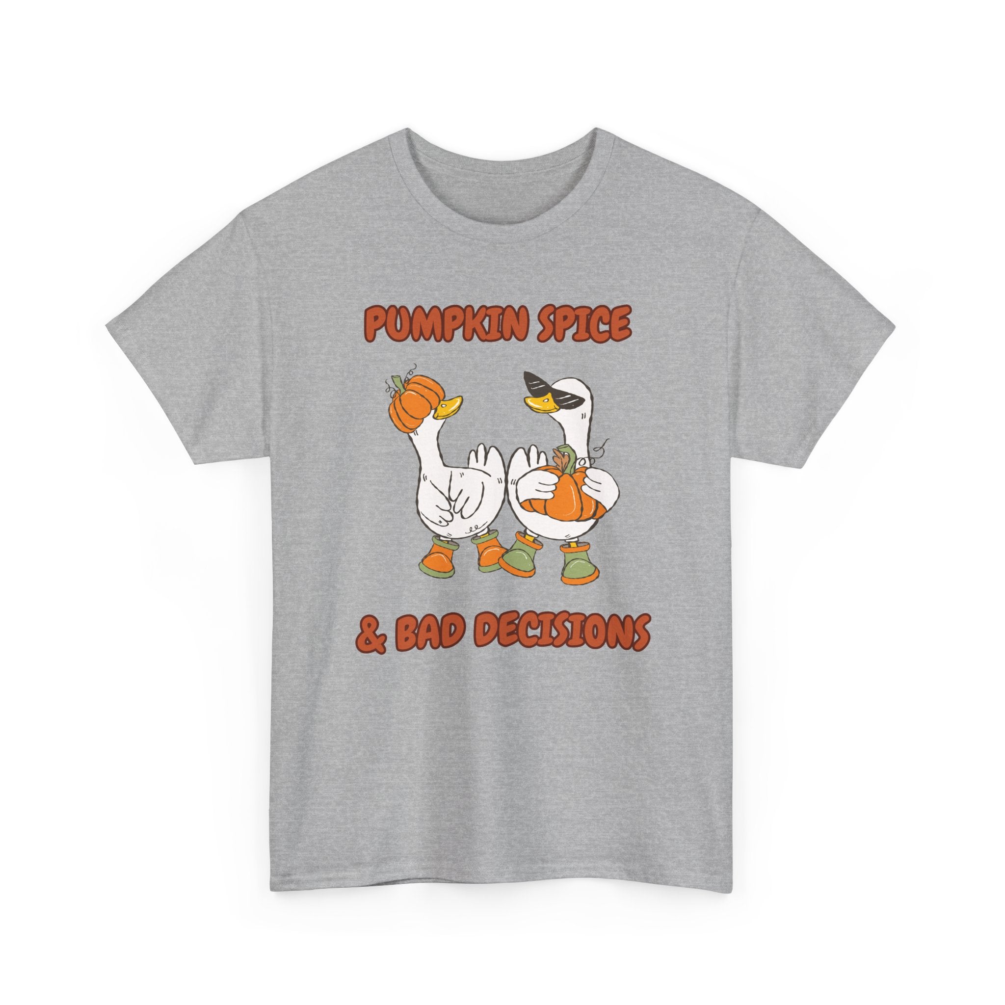 Pumpkin Spice & Bad Decisions Heavy Cotton Tee