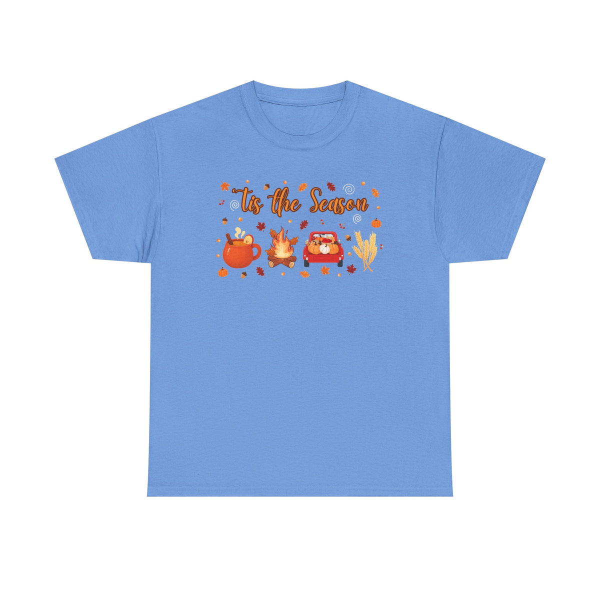 Tis the season pumpkin Heavy Cotton Tee