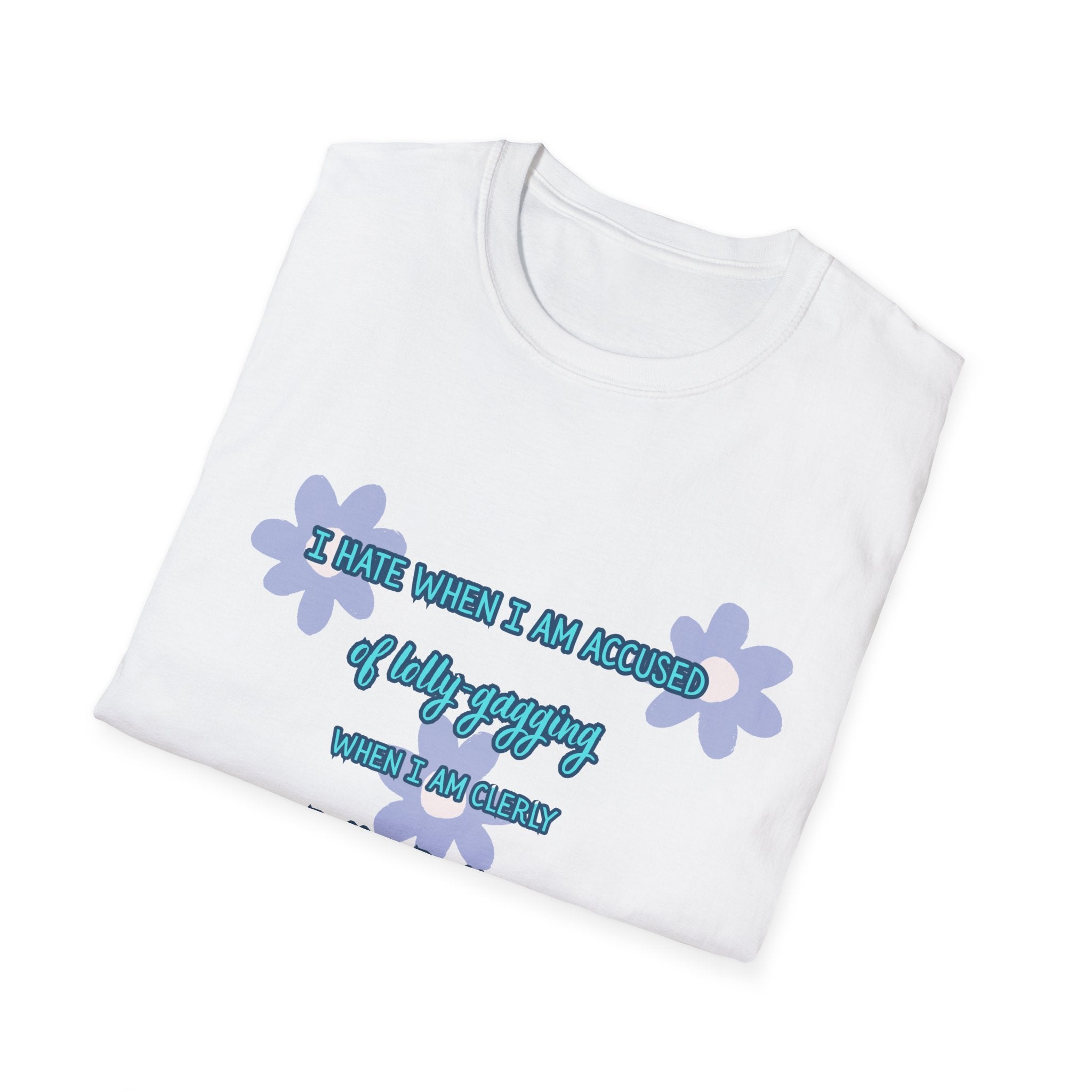 Graphic T-Shirt — "I Smile When I Am Asked If I’m Okay, When I’m Not" Floral Mental Health Tee