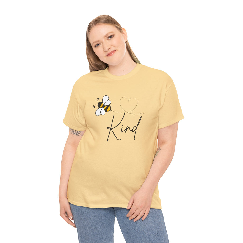 Kind Bee T‑Shirt — Minimalist Positive Message Tee