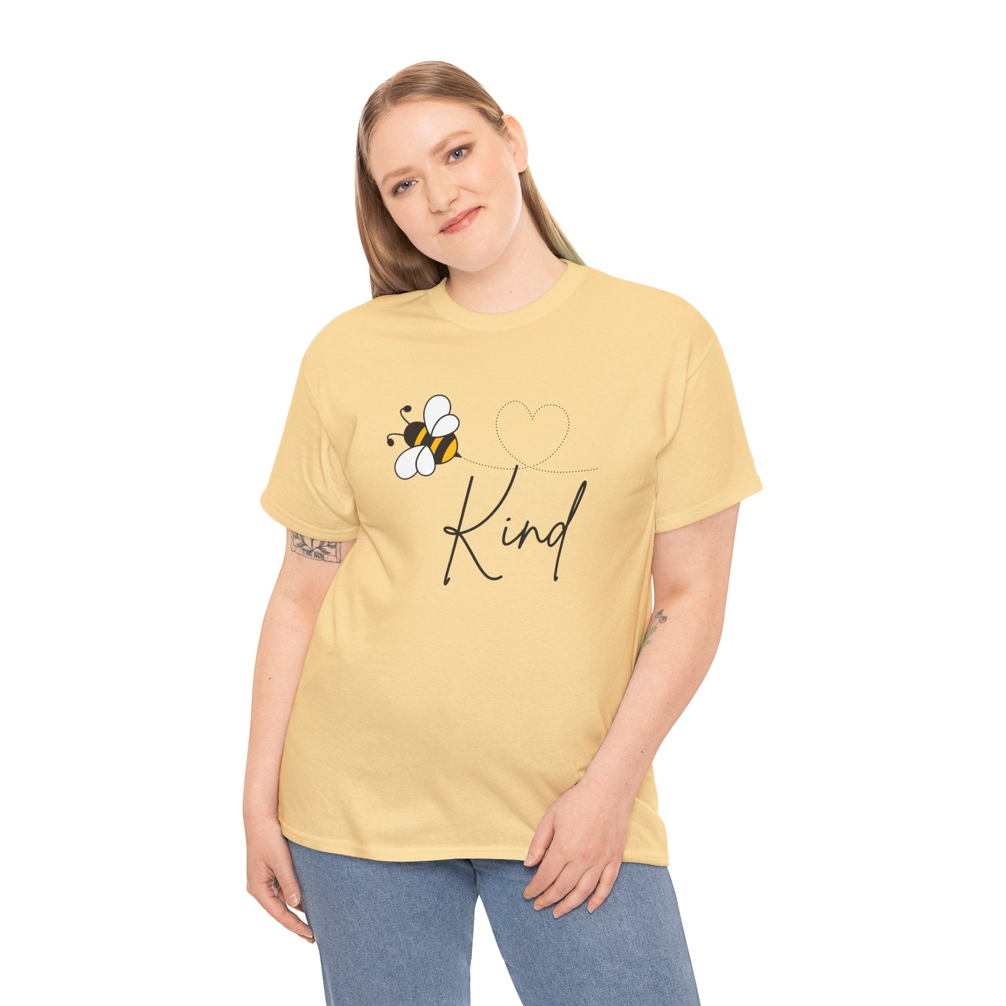 Kind Bee T‑Shirt — Minimalist Positive Message Tee