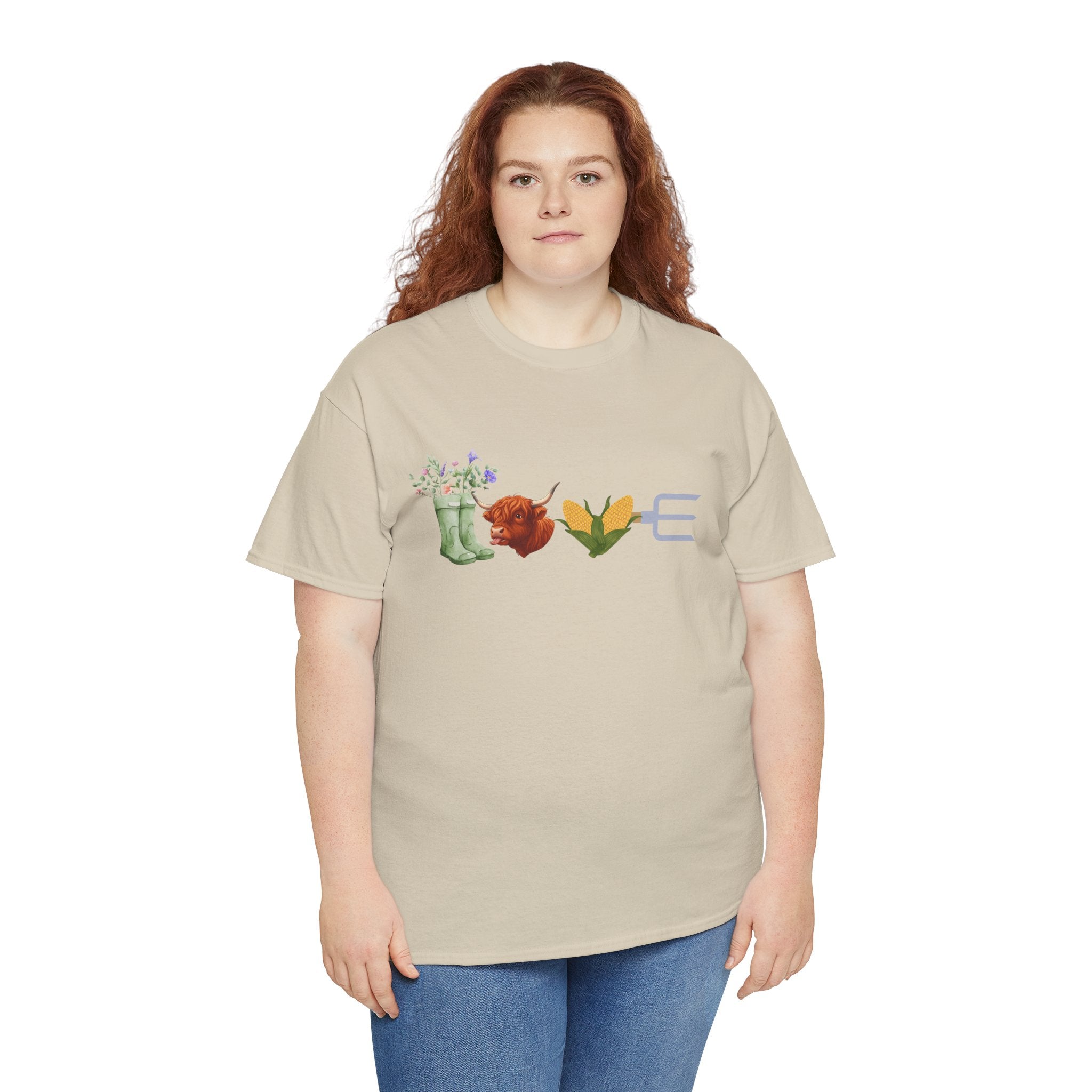 T-Shirt — Floral Garden Love Icons Tee
