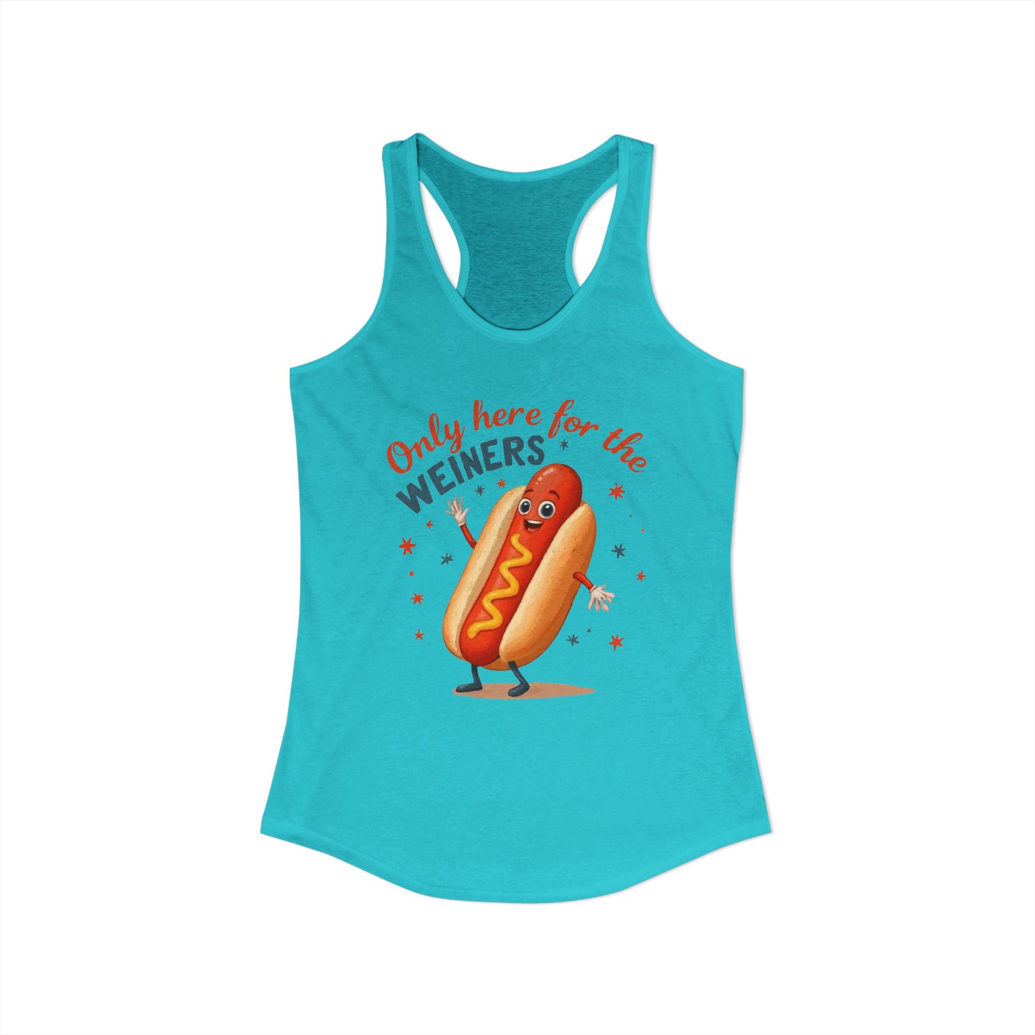'Only Here for the Weiners' Hot Dog Cookout Tank