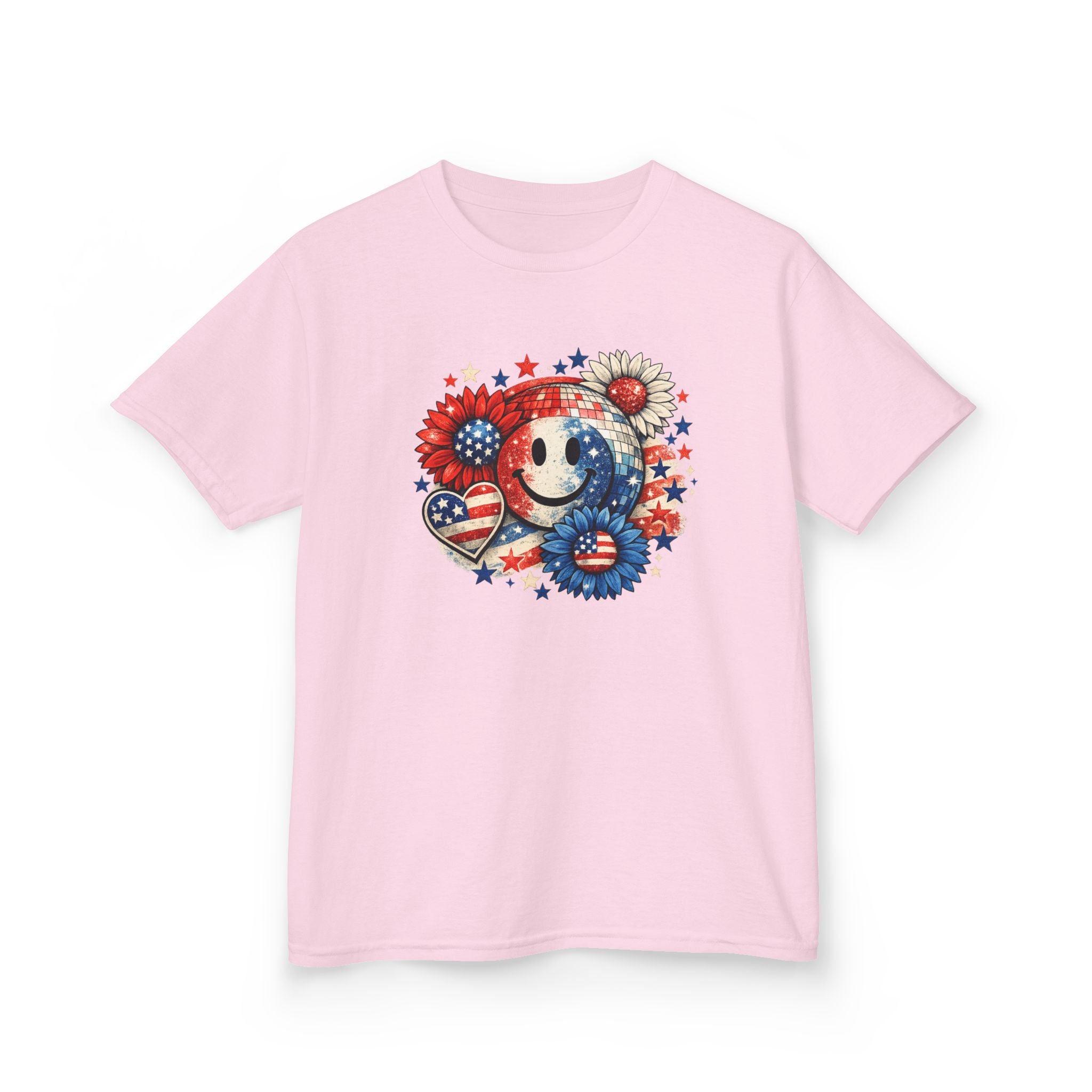 Girls American 4th of July T-Shirt