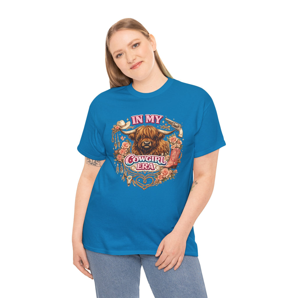 In My Cowgirl Era Highland Cow Tee
