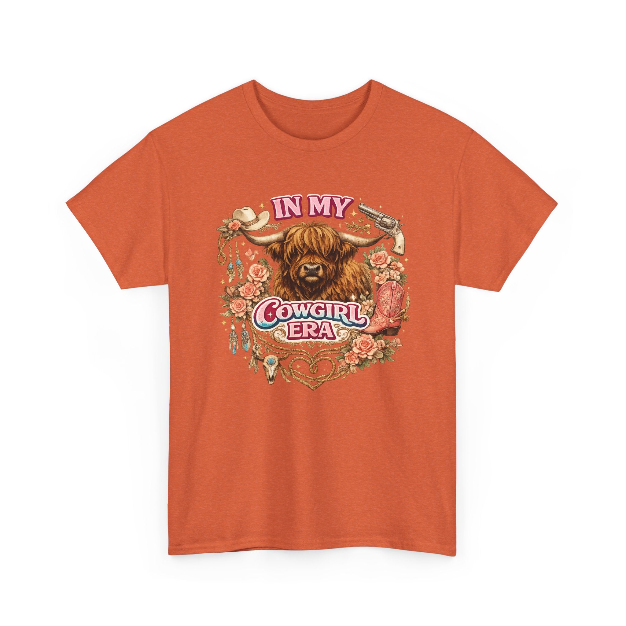 In My Cowgirl Era Highland Cow Tee