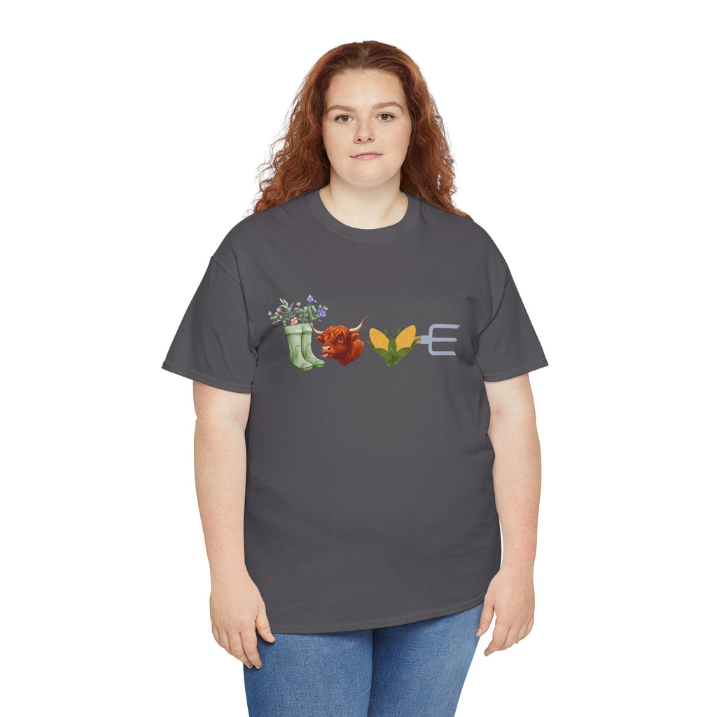 T-Shirt — Floral Garden Love Icons Tee