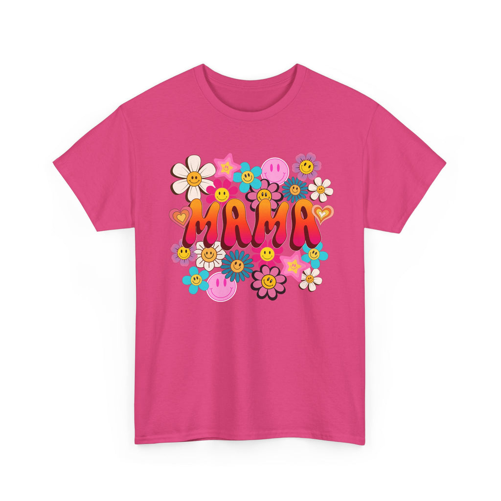 Mama Floral Tee — Retro Cute Flower Mom T‑Shirt