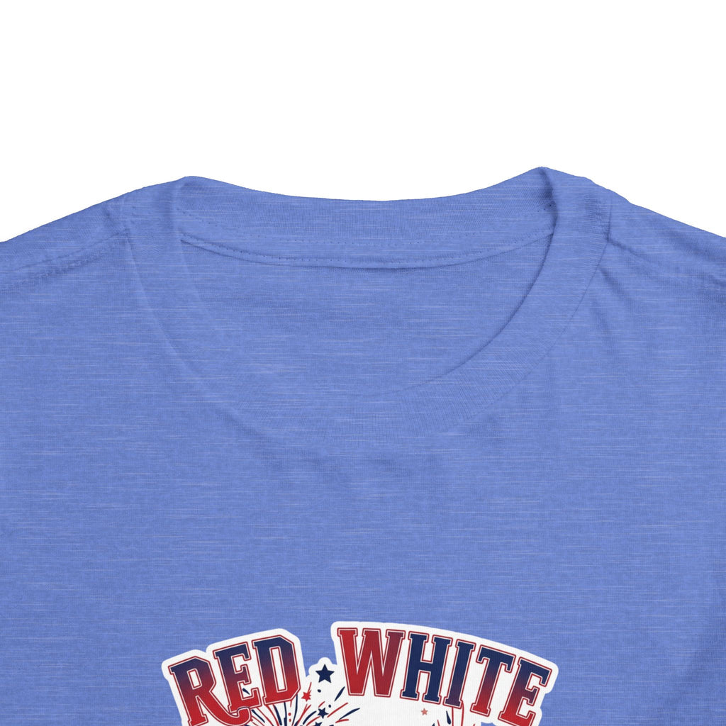 Toddler Tee - "Red, White & Boom" Monster Truck 4th of July Shirt
