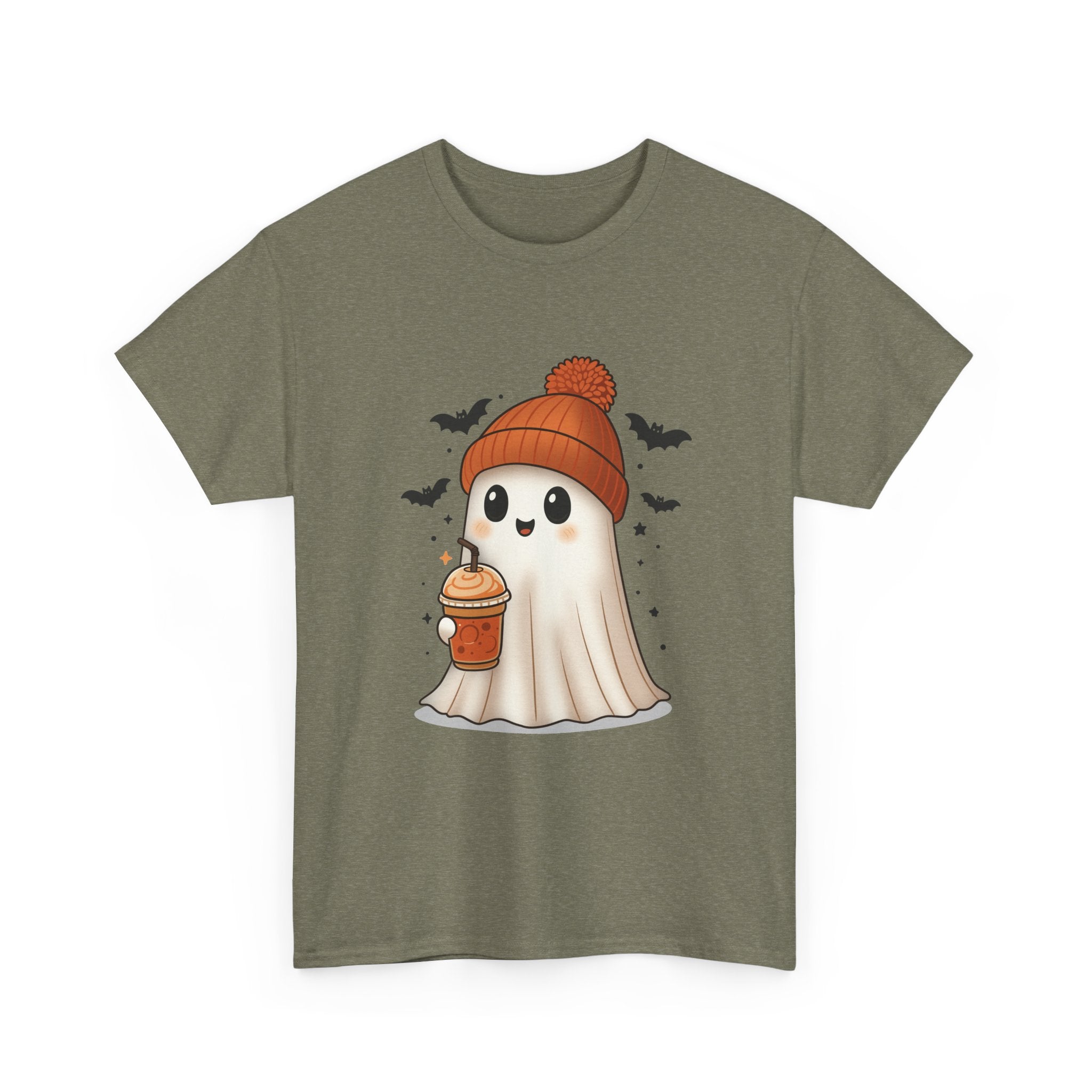 Pumpkin Spice GhostUnisex Heavy Cotton Tee