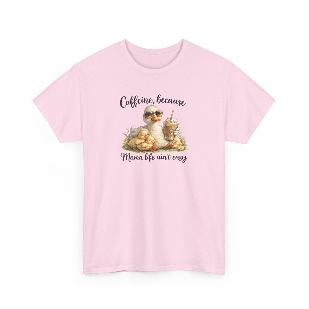Mom Life Coffee Tee — Cute Mom & Baby Duck Caffeine Shirt