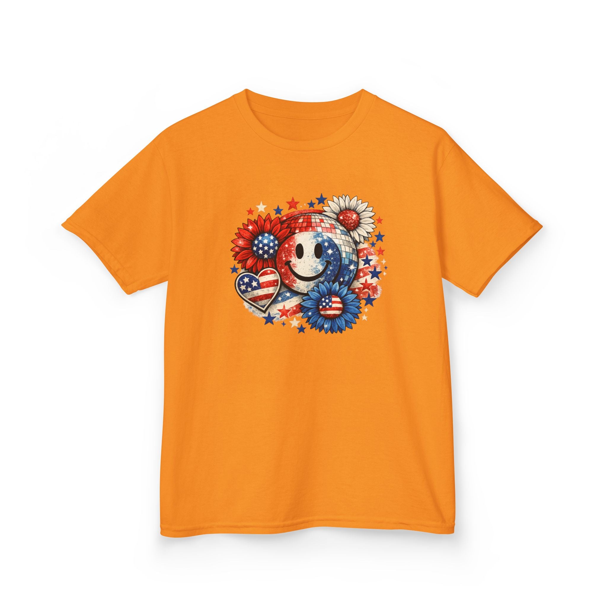 Girls American 4th of July T-Shirt