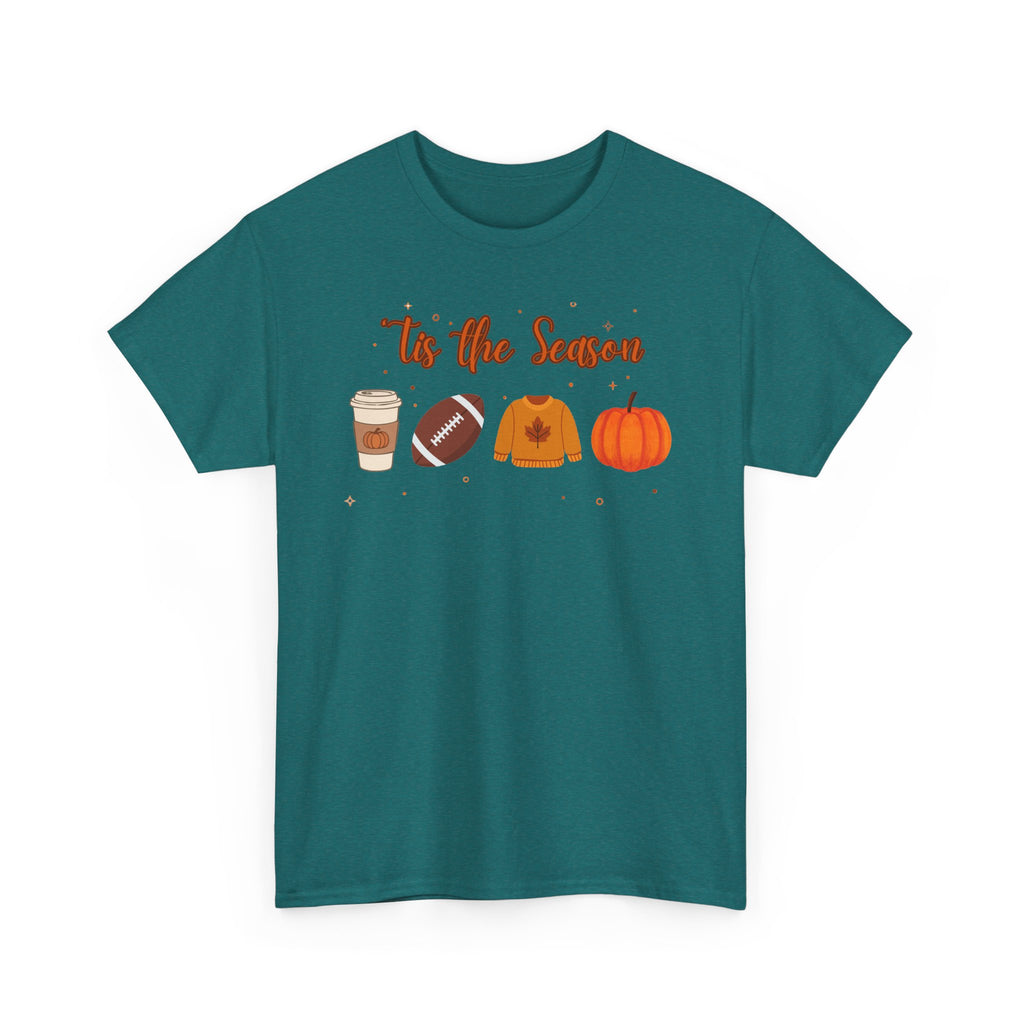 Tis the season football Heavy Cotton Tee