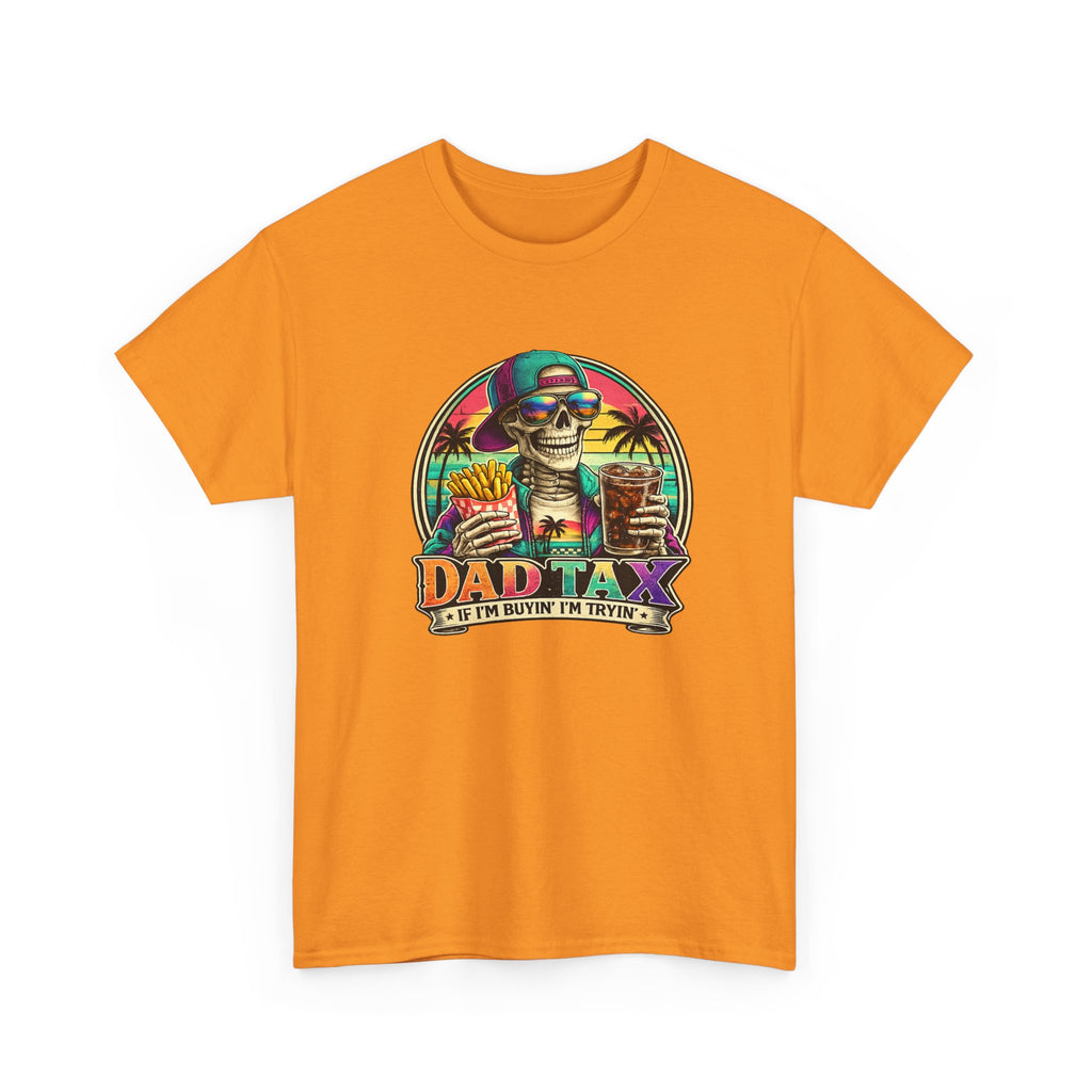Dad Tax T-Shirt - Funny Dad Vacation Skull Tee (I’m Just Buying the Tacos)