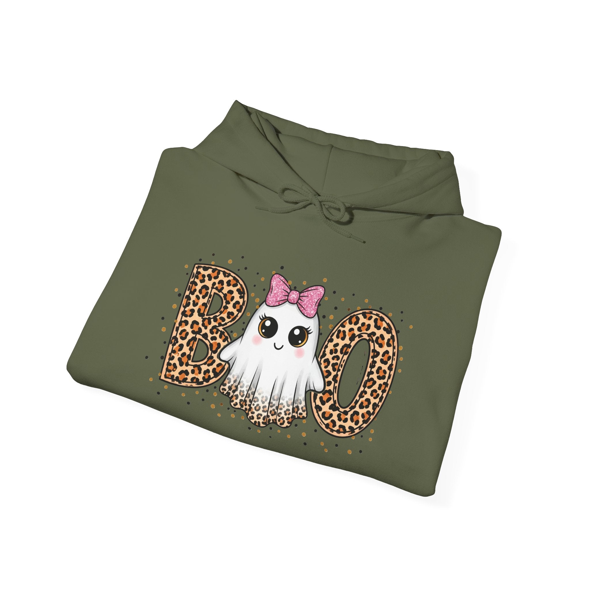 Boo ghost Unisex Heavy Blend™ Hooded Sweatshirt