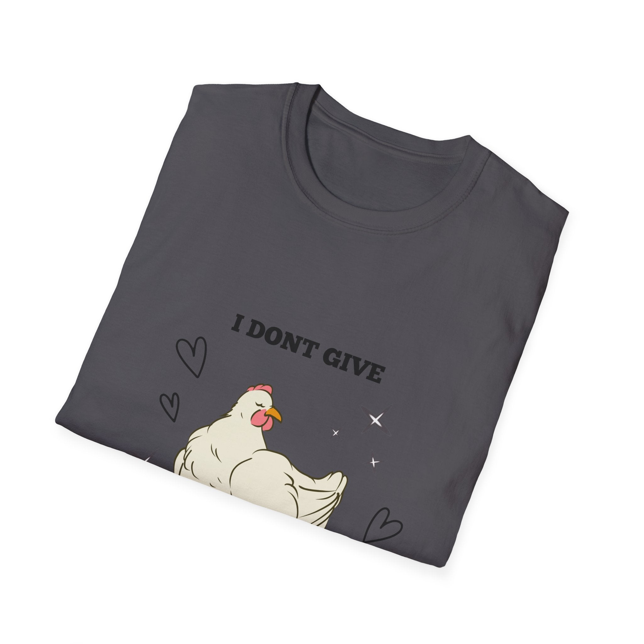 I Don't Give a Flying Cluck T-Shirt — Cute Sarcastic Chicken Graphic Tee