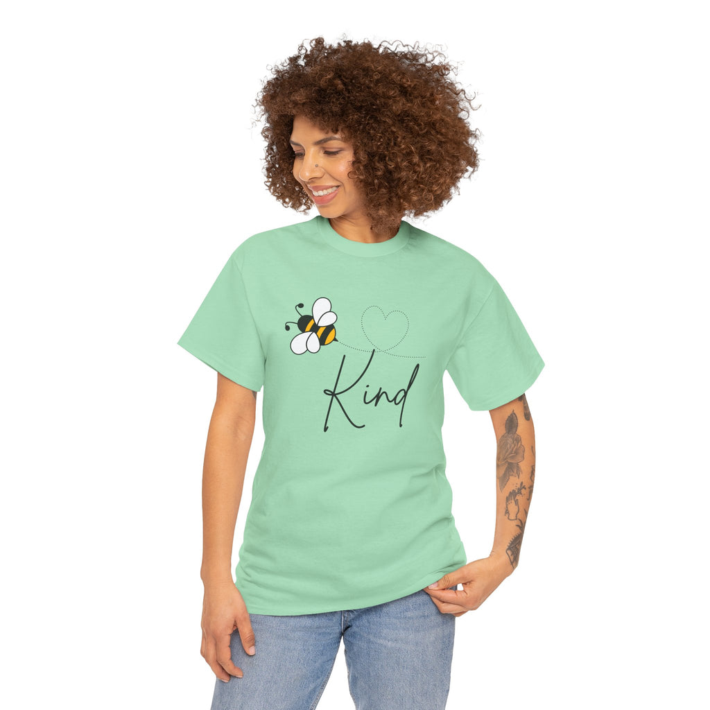 Kind Bee T‑Shirt — Minimalist Positive Message Tee