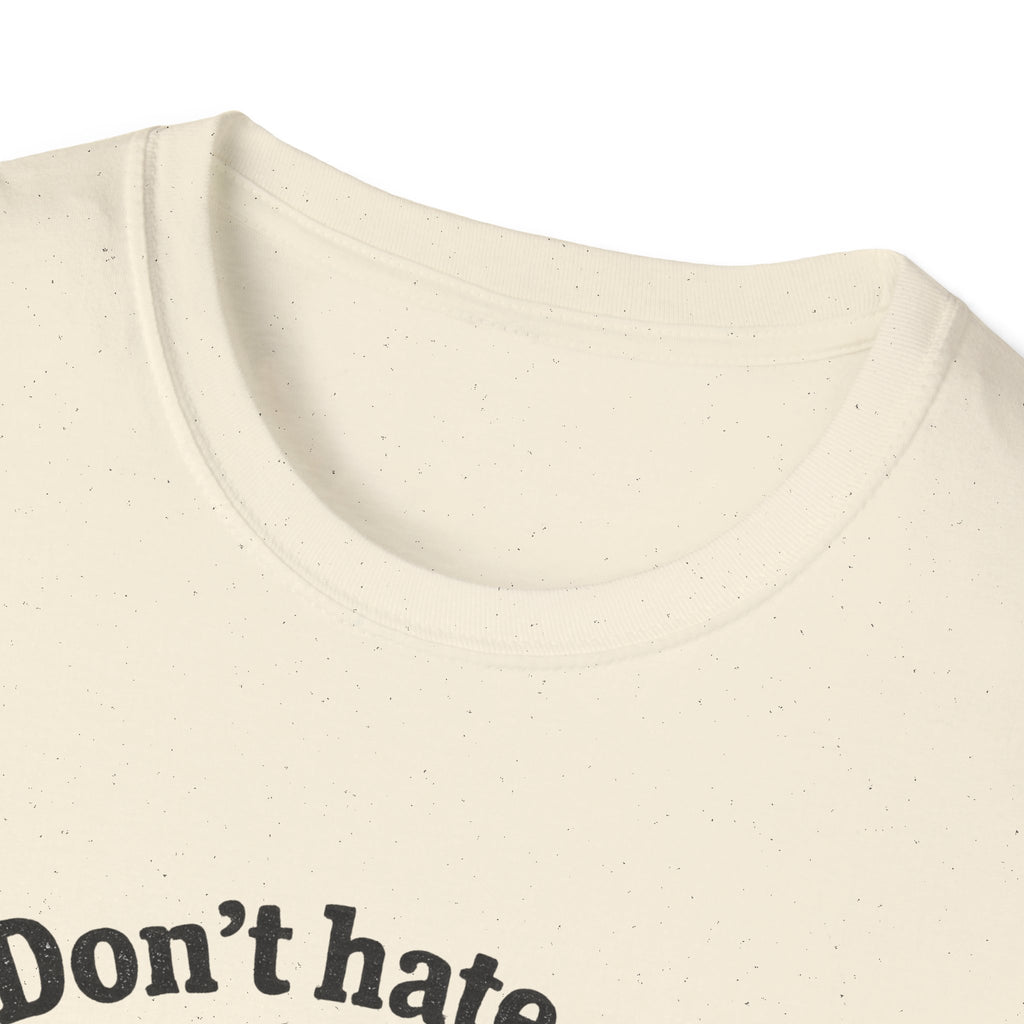 Beardaful T‑Shirt — "Don't hate me cuz I'm Beardaful" Funny Beard Lover Tee