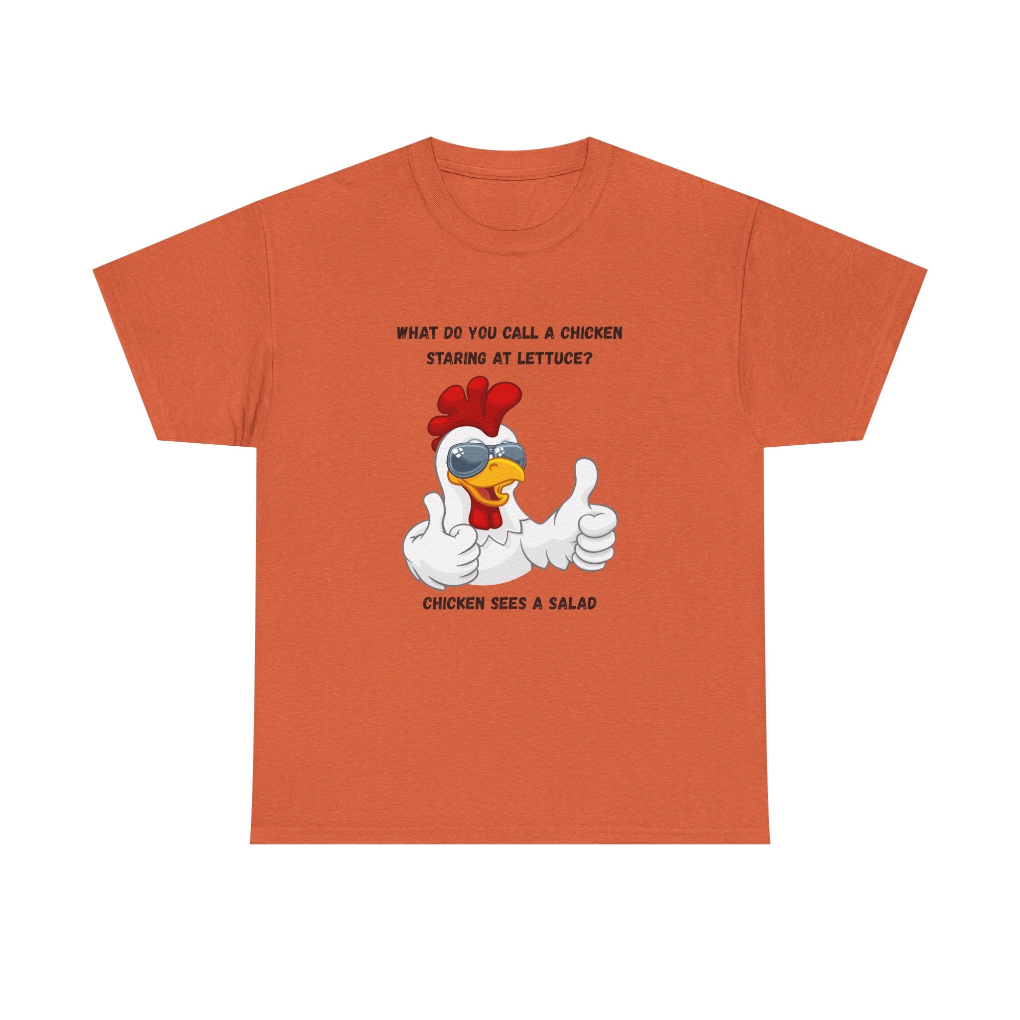 Chicken Sees A Salad Funny Pun T-Shirt