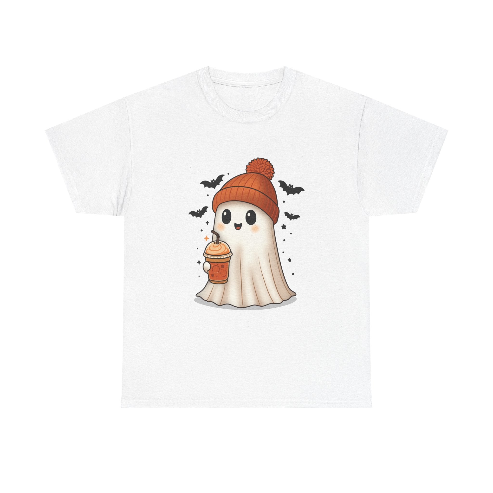 Pumpkin Spice GhostUnisex Heavy Cotton Tee