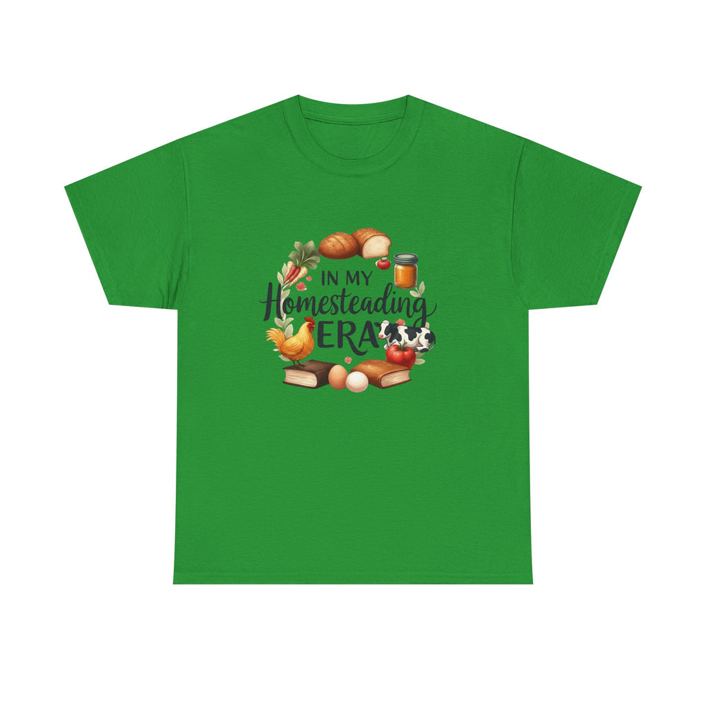 Homesteading Era Tee — Cute Bread, Chickens & Eggs Design