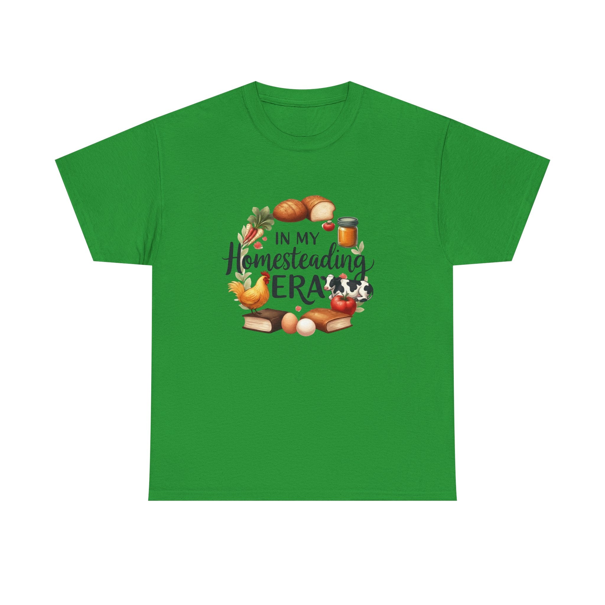 Homesteading Era Tee — Cute Bread, Chickens & Eggs Design