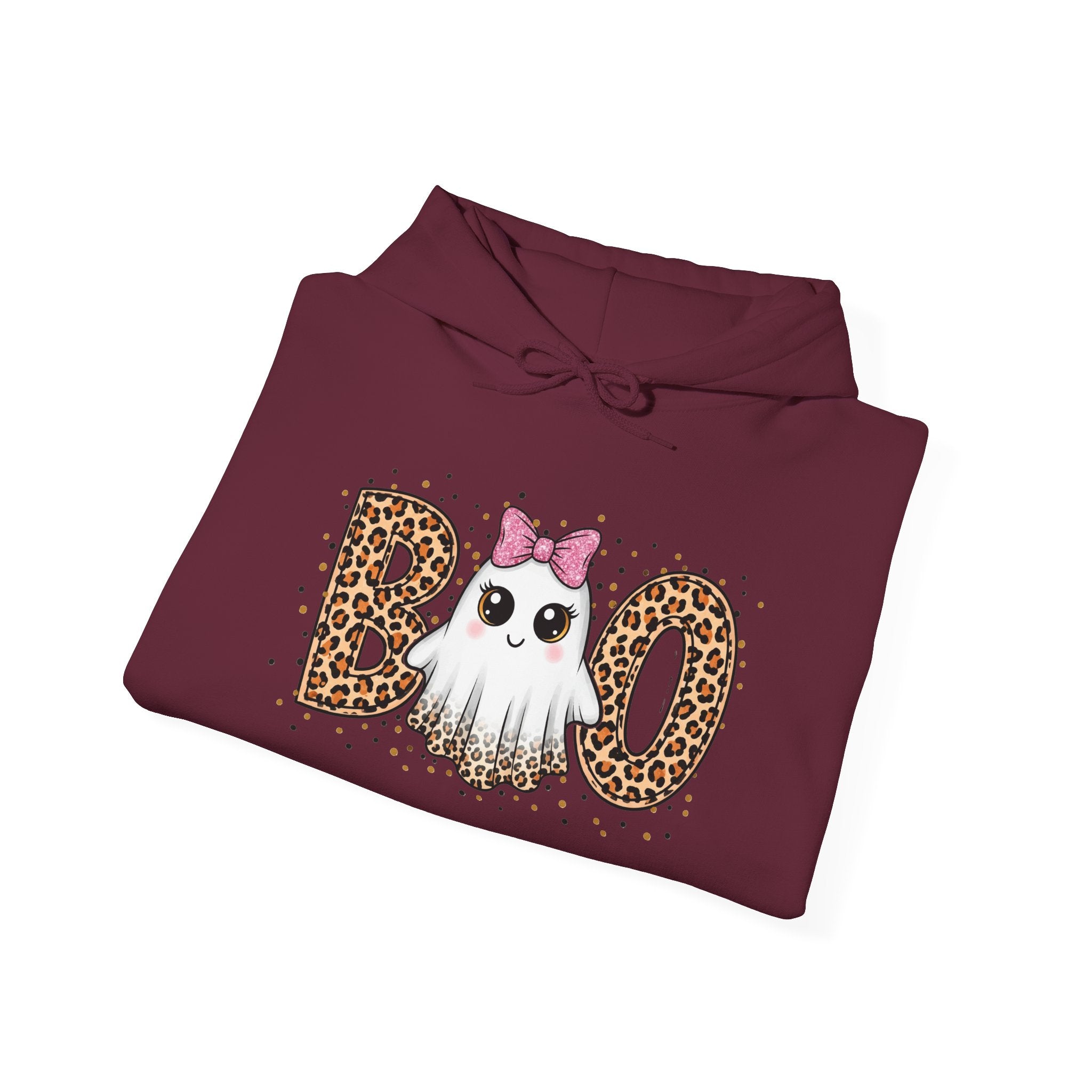 Boo ghost Unisex Heavy Blend™ Hooded Sweatshirt