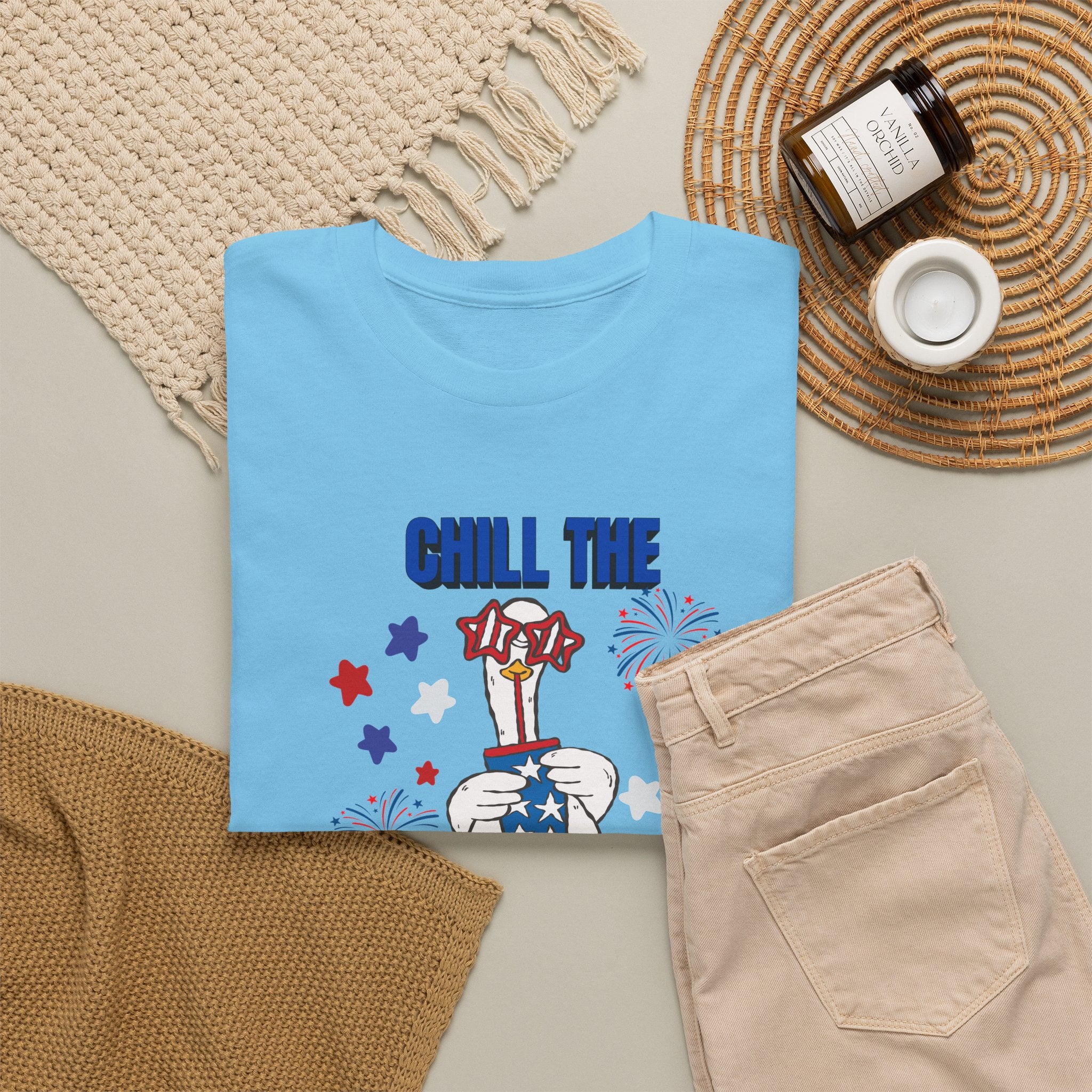 Chill the FOURTH Out - Funny Goose T-Shirt