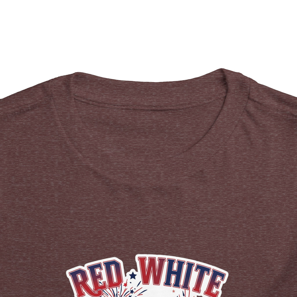 Toddler Tee - "Red, White & Boom" Monster Truck 4th of July Shirt