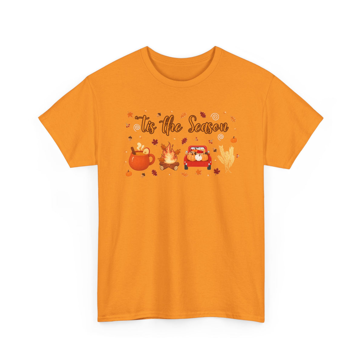 Tis the season pumpkin Heavy Cotton Tee