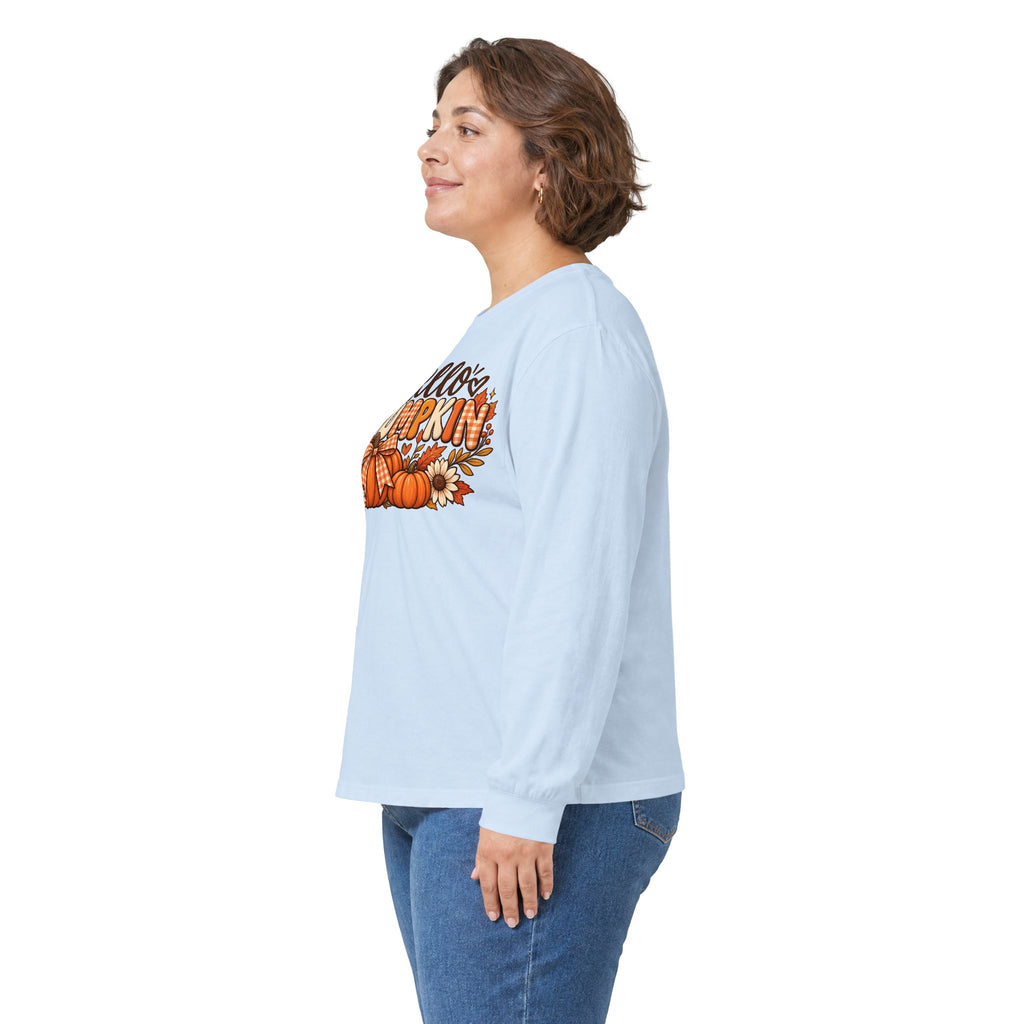Hello pumpkin Ultra Cotton Long Sleeve Tee