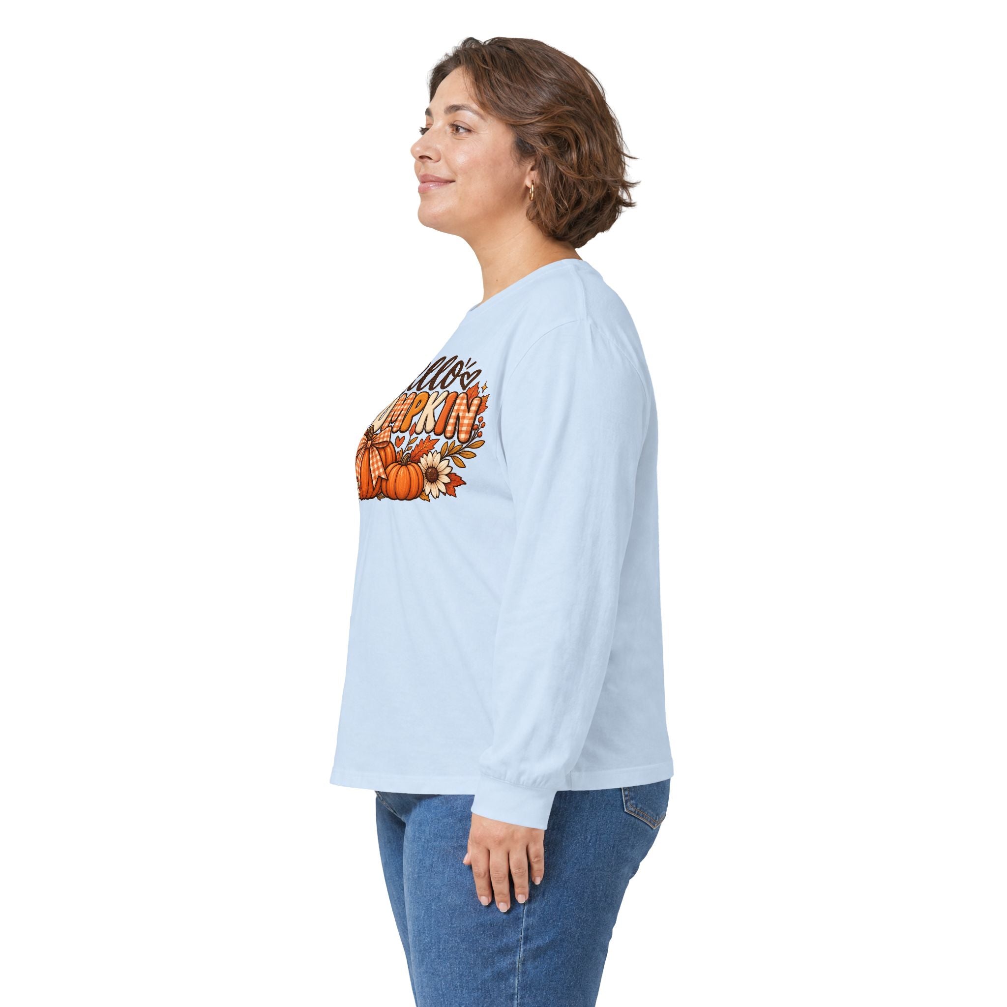 Hello pumpkin Ultra Cotton Long Sleeve Tee
