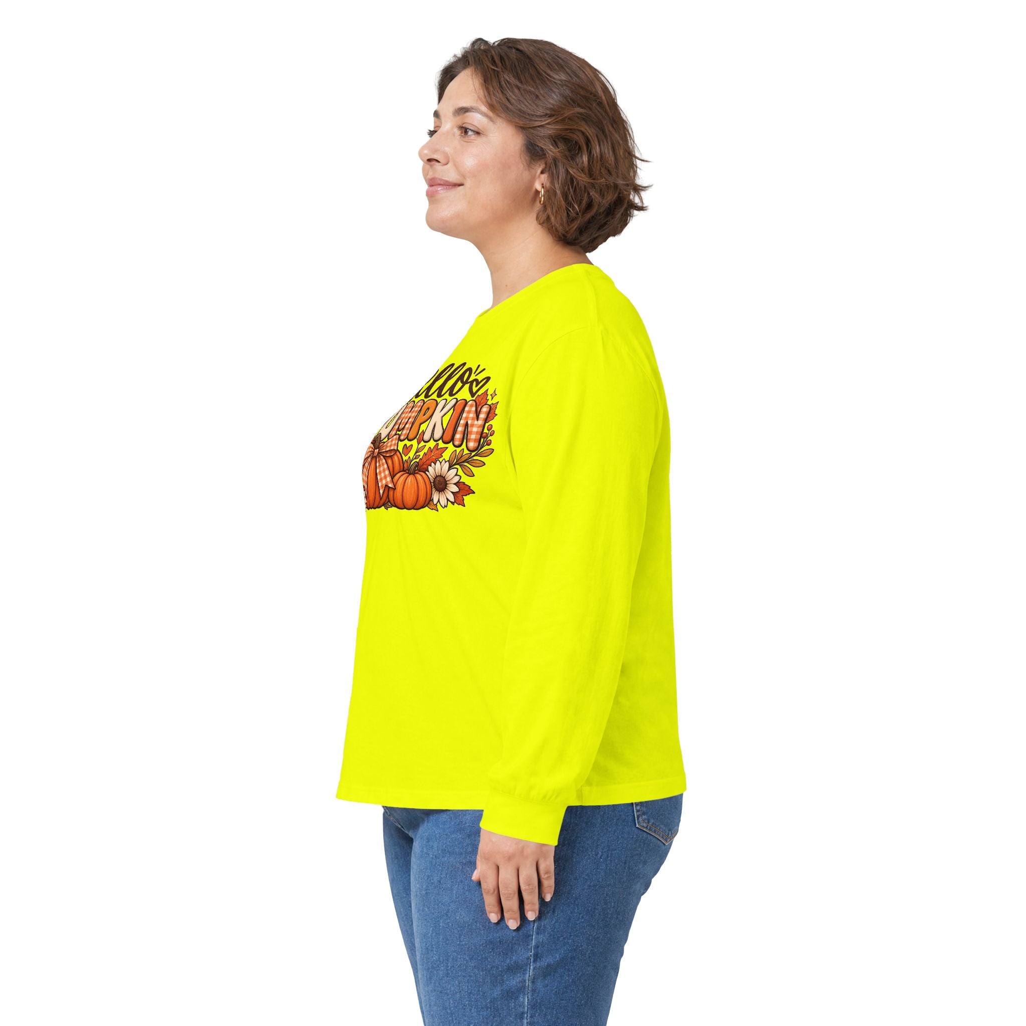 Hello pumpkin Ultra Cotton Long Sleeve Tee