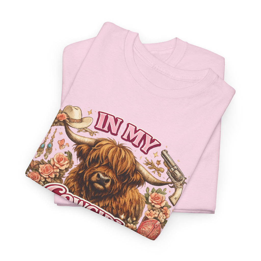 In My Cowgirl Era Highland Cow Tee