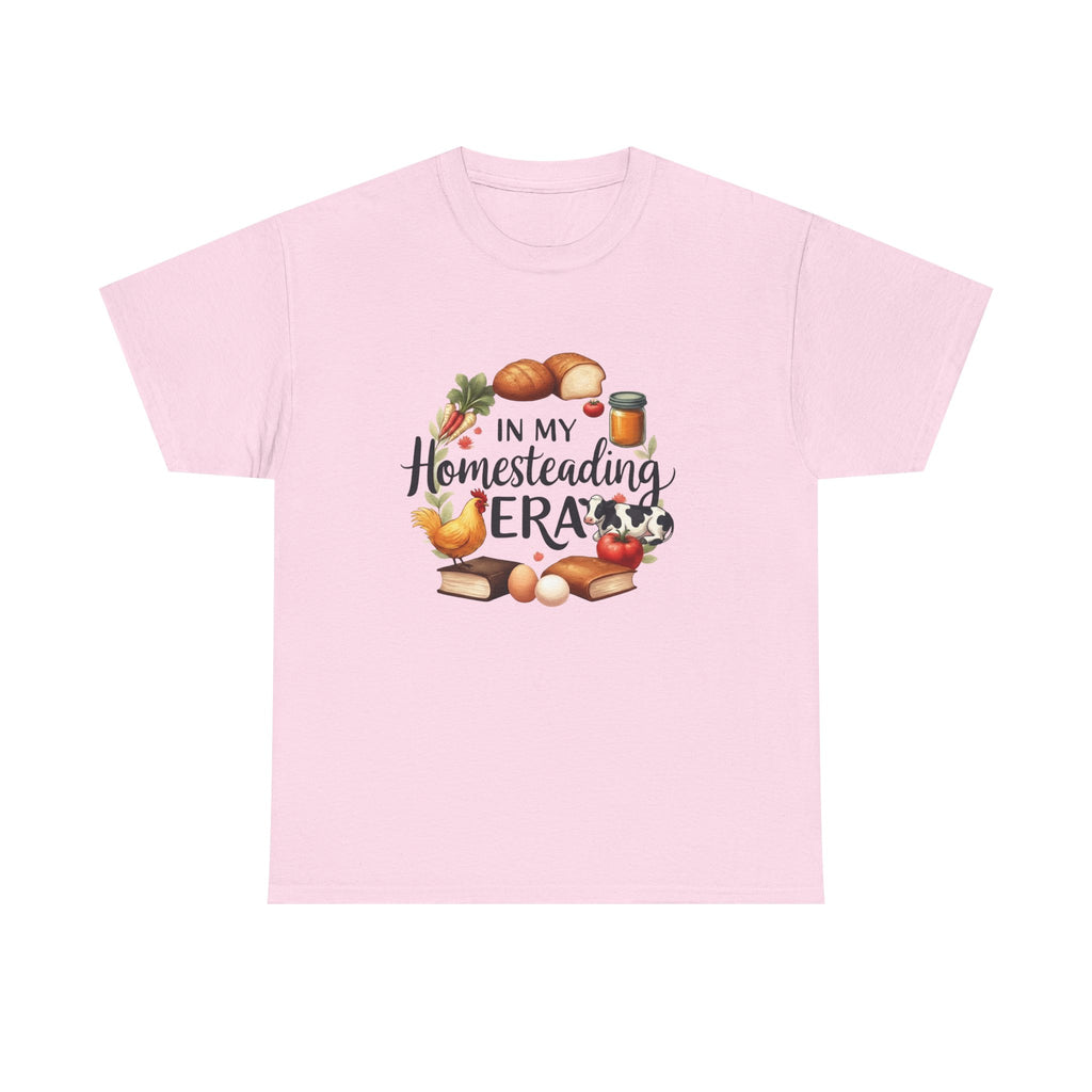 Homesteading Era Tee — Cute Bread, Chickens & Eggs Design