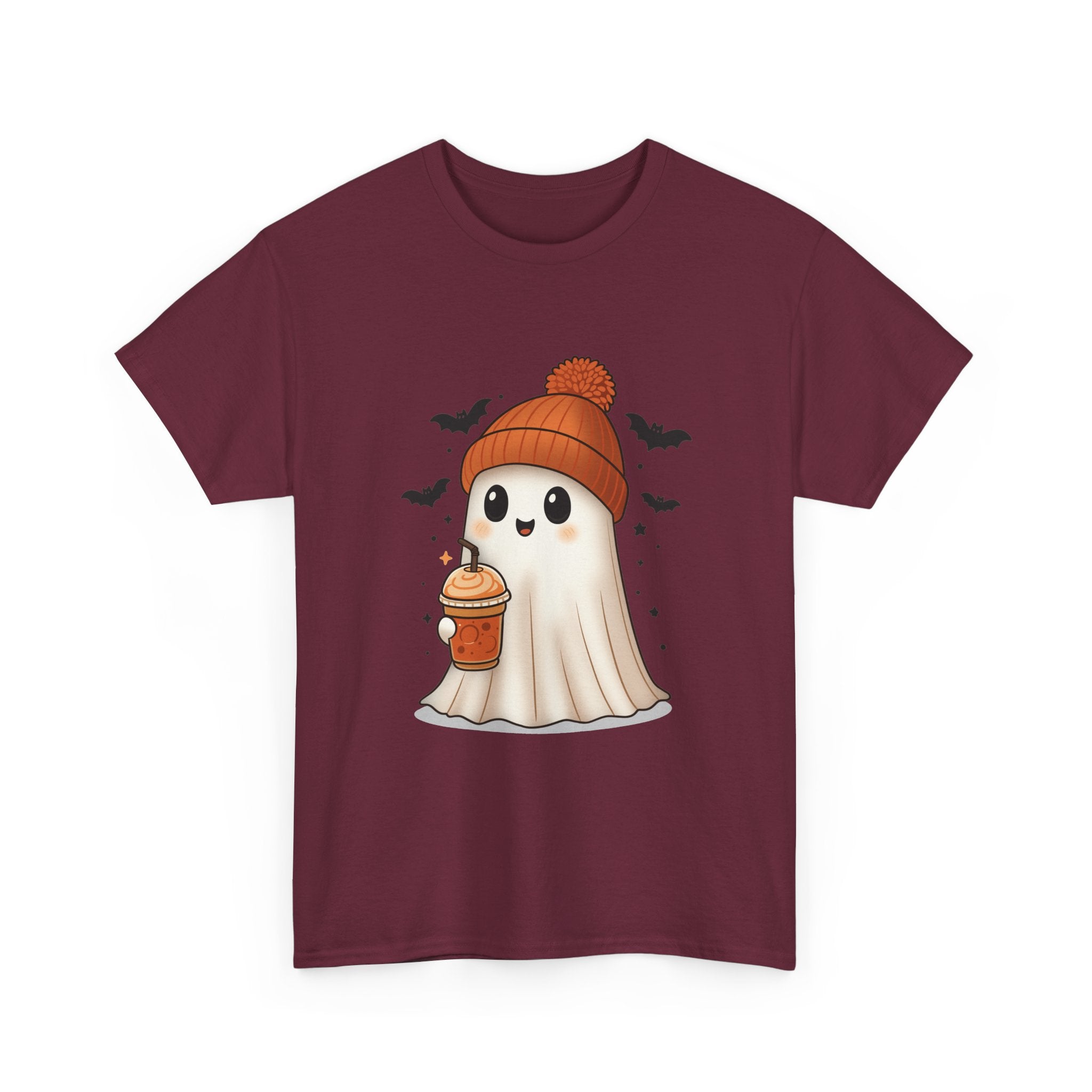 Pumpkin Spice GhostUnisex Heavy Cotton Tee