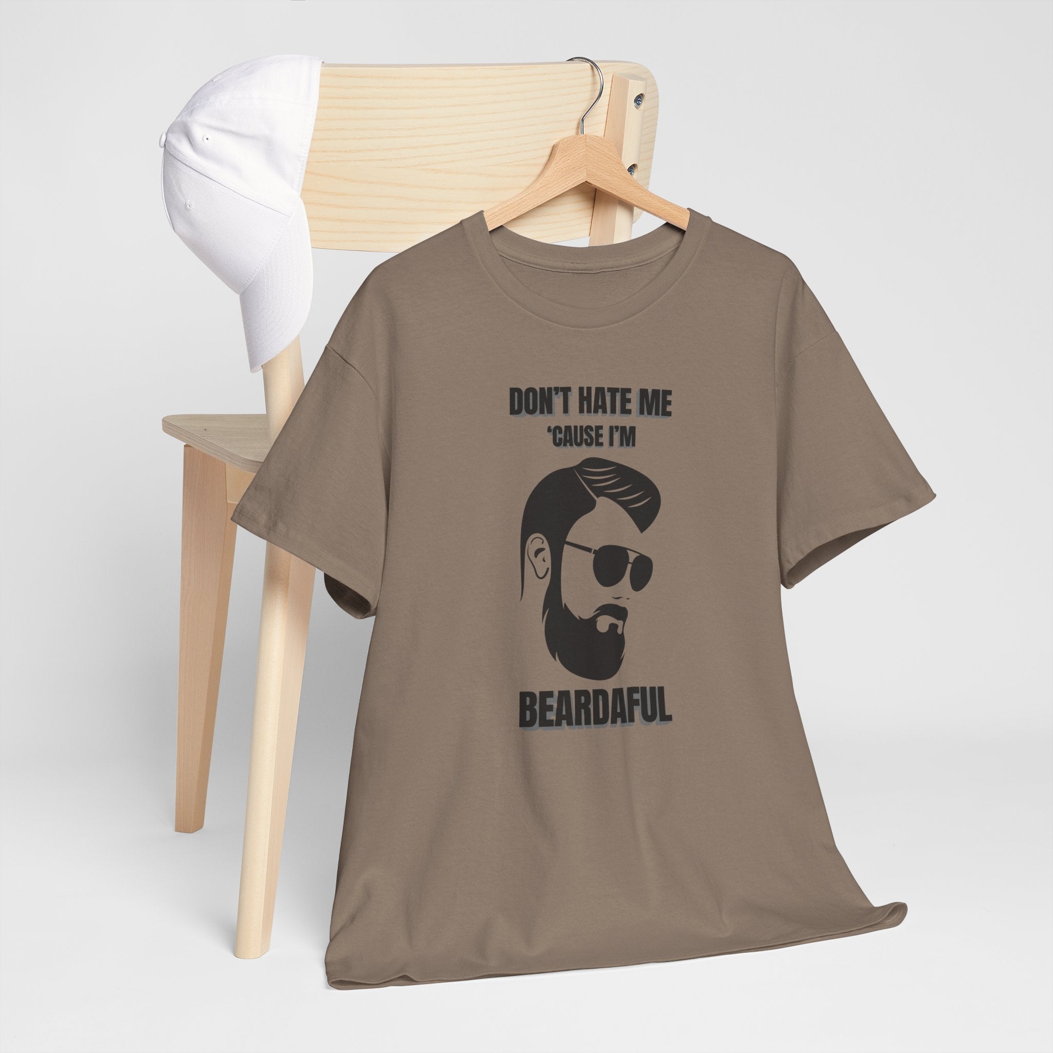 Beardaful T-Shirt - "Don’t Hate Me Because I’m Beardaful"