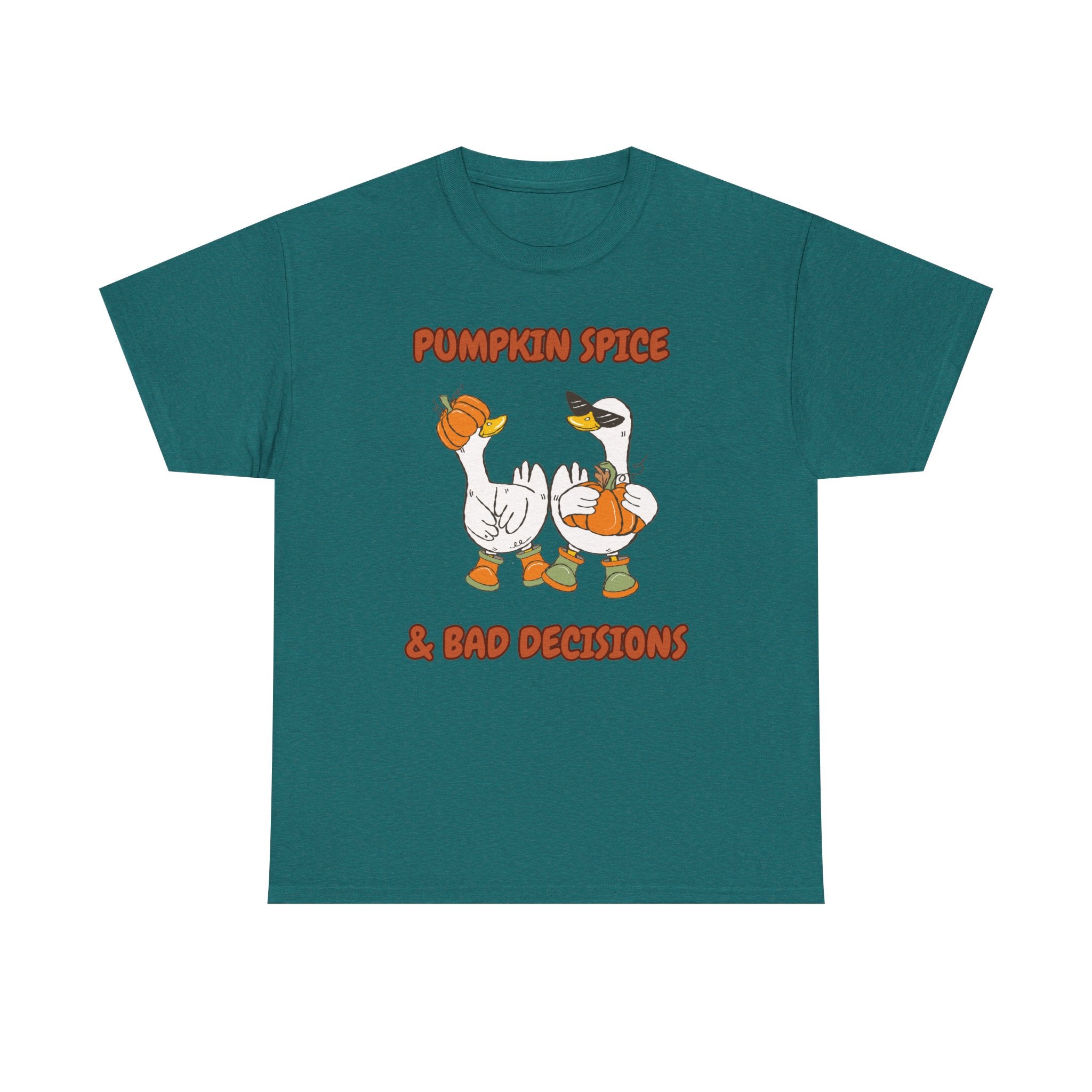 Pumpkin Spice & Bad Decisions Heavy Cotton Tee