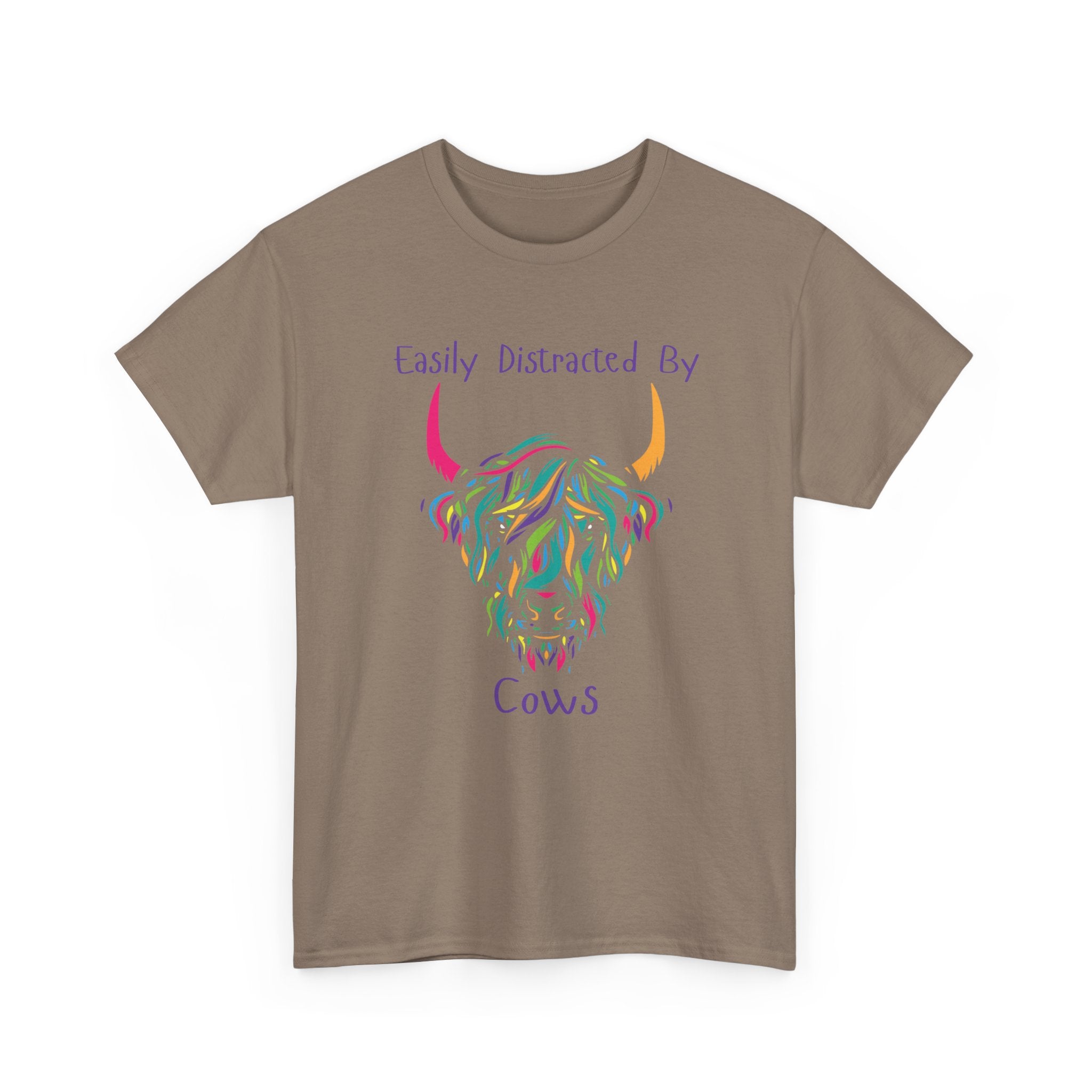 Easilty Distracted by Cows - rainbow