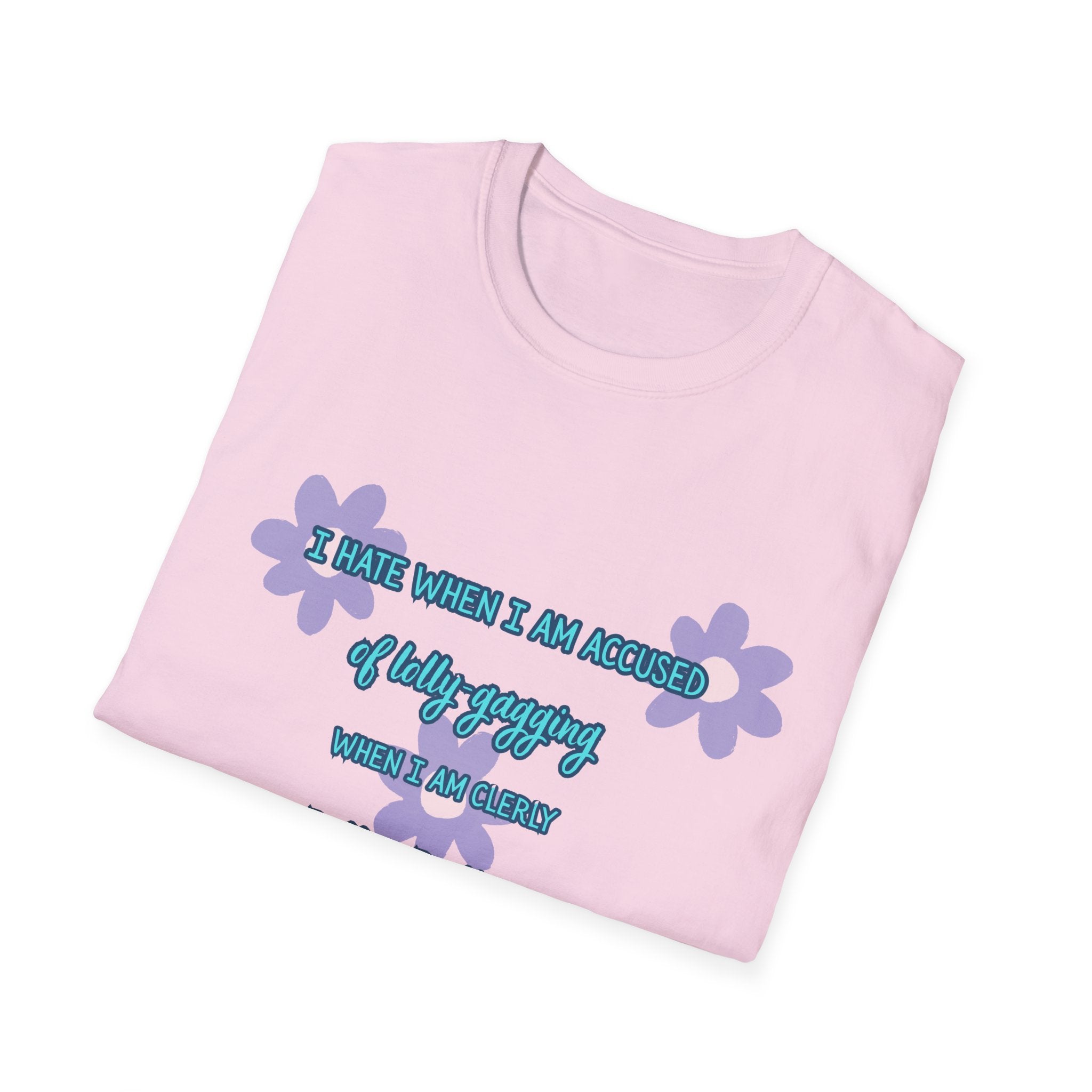 Graphic T-Shirt — "I Smile When I Am Asked If I’m Okay, When I’m Not" Floral Mental Health Tee