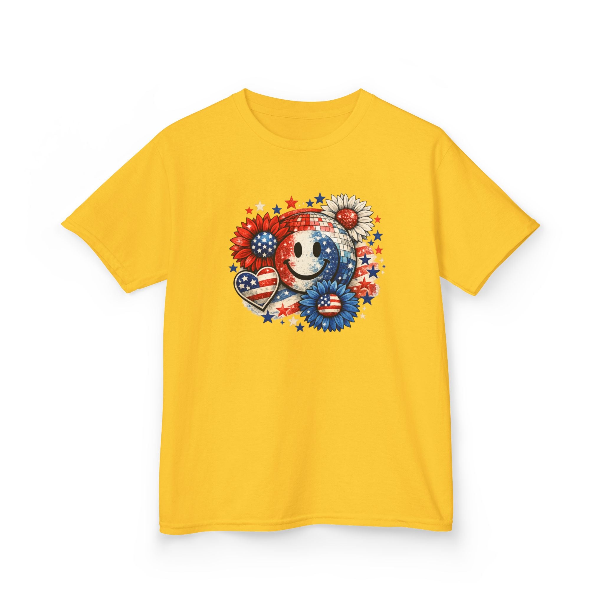 Girls American 4th of July T-Shirt