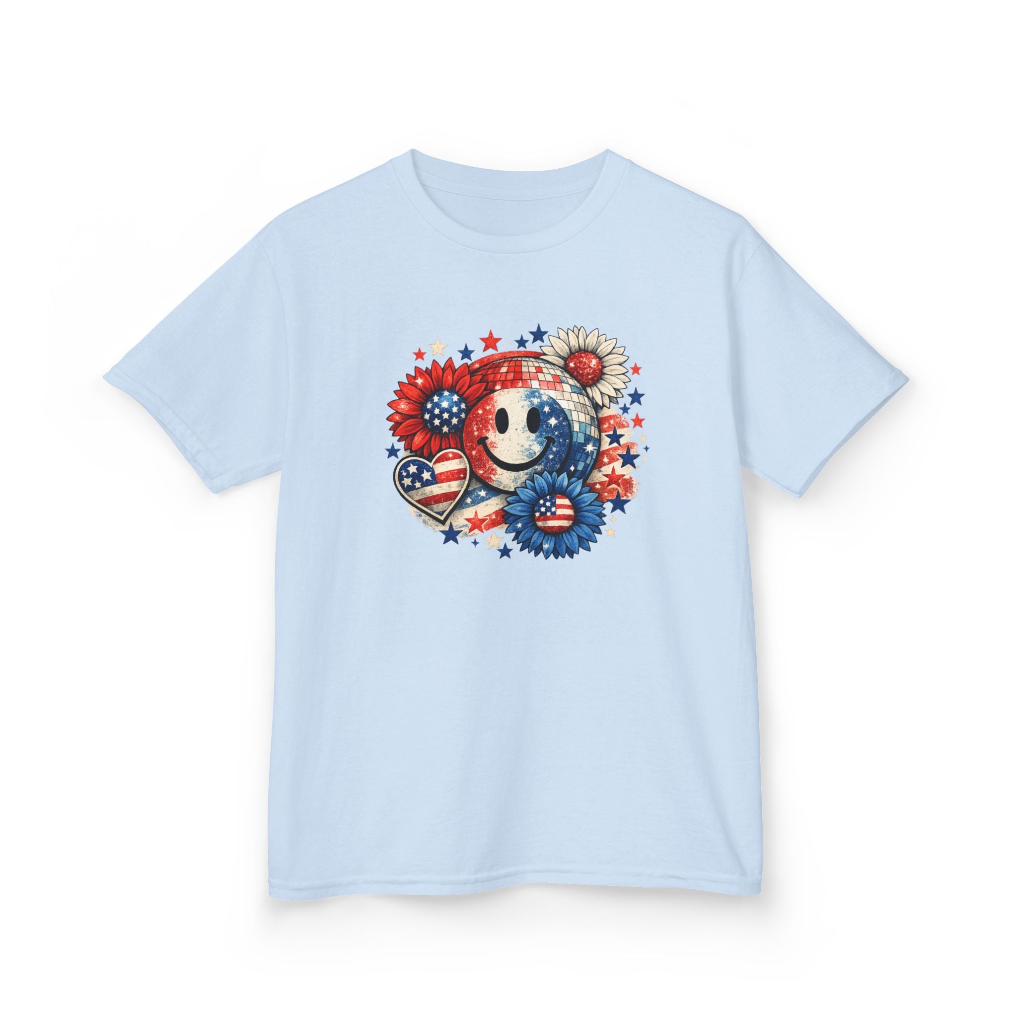 Girls American 4th of July T-Shirt