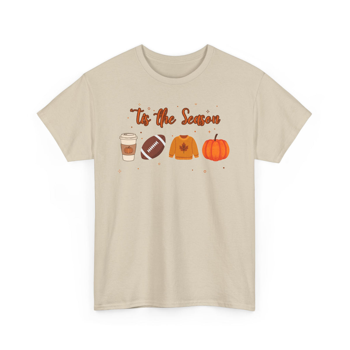 Tis the season football Heavy Cotton Tee