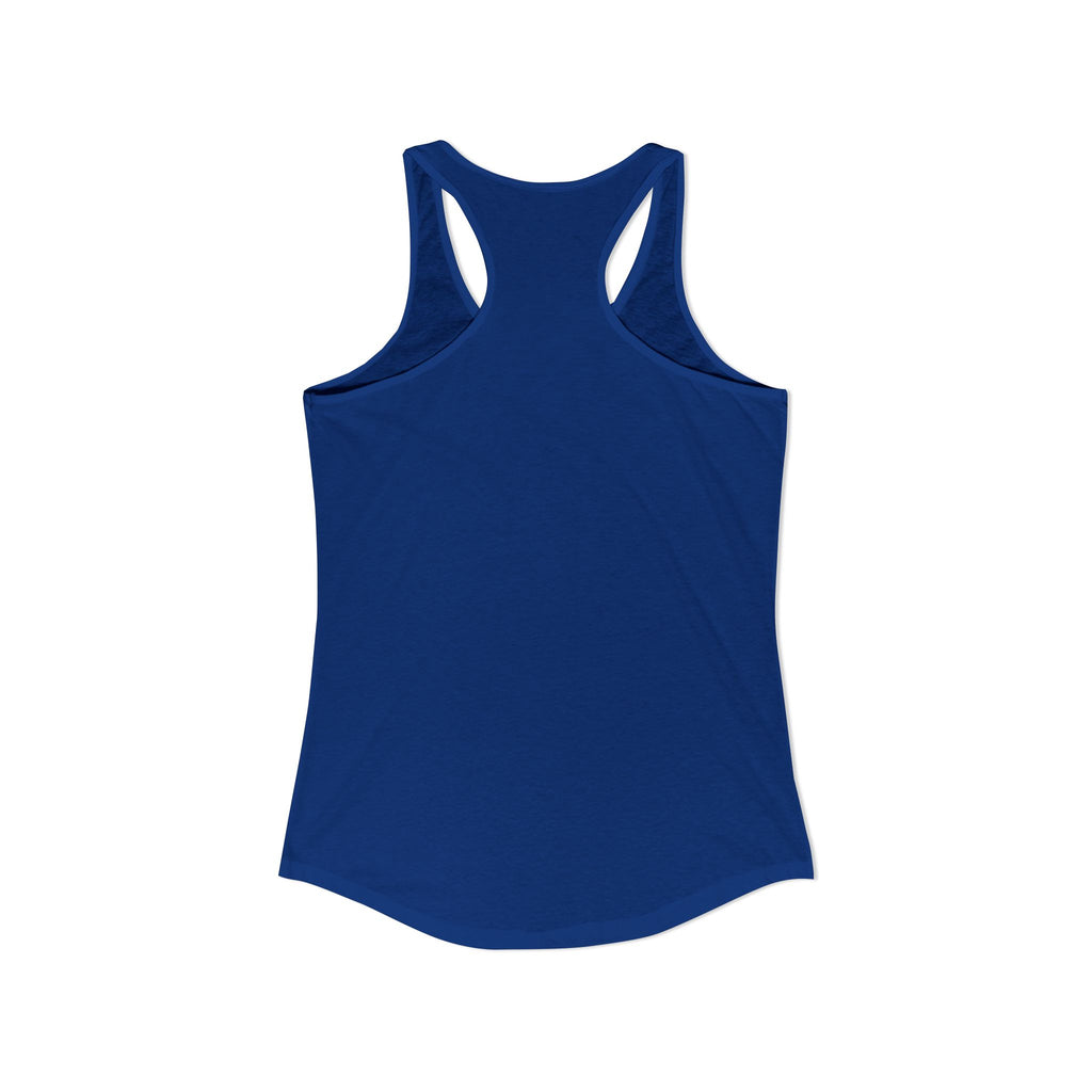 Loves Jesus and America Too Racerback Tank — Patriotic Christian Women's Tank